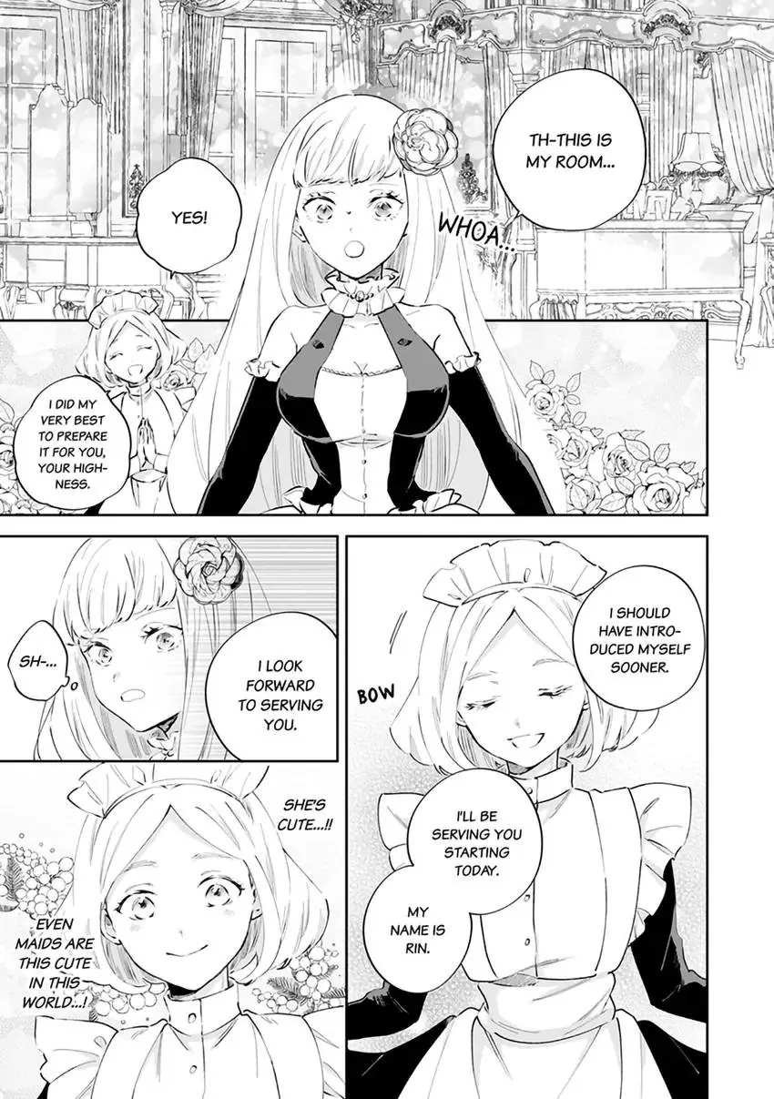 Body Swap of a Nerdy Girl and A Princess Reborn in Another World: Kiss Me Until I'm Wet Inside... Chapter 2.1 - page 2