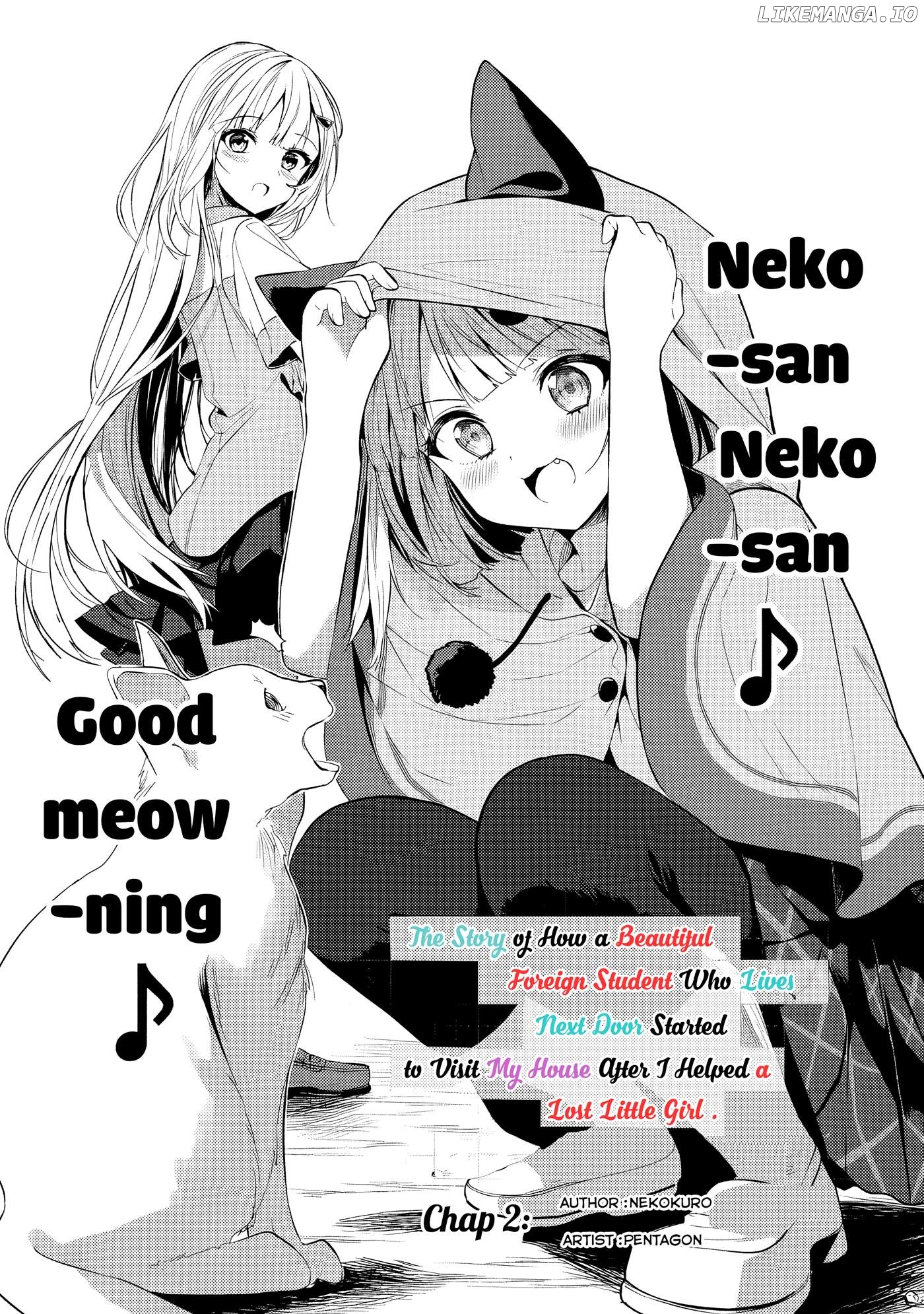 Maigo ni Natteita Youjo wo Tasuketara, Otonari ni Sumu Bishoujo Ryuugakusei ga Ie ni Asobi ni Kuru You ni Natta Ken Nitsuite Chapter 2 - page 3