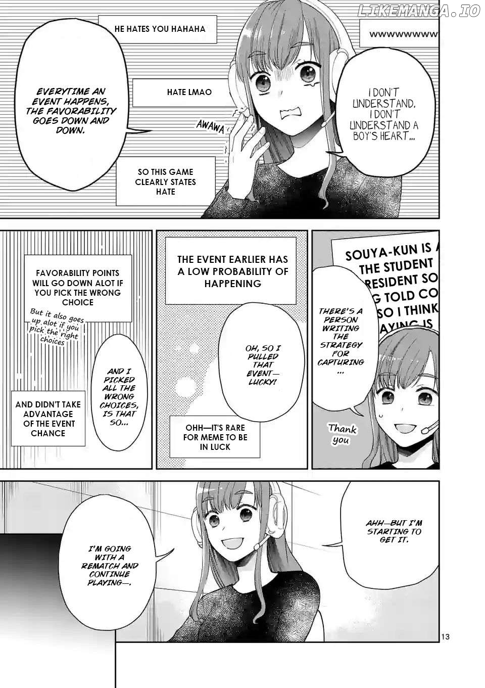 Tsuitenai Game Jikkyousha wa Akogare no Hito ni Kakinsareru Chapter 7 - page 13