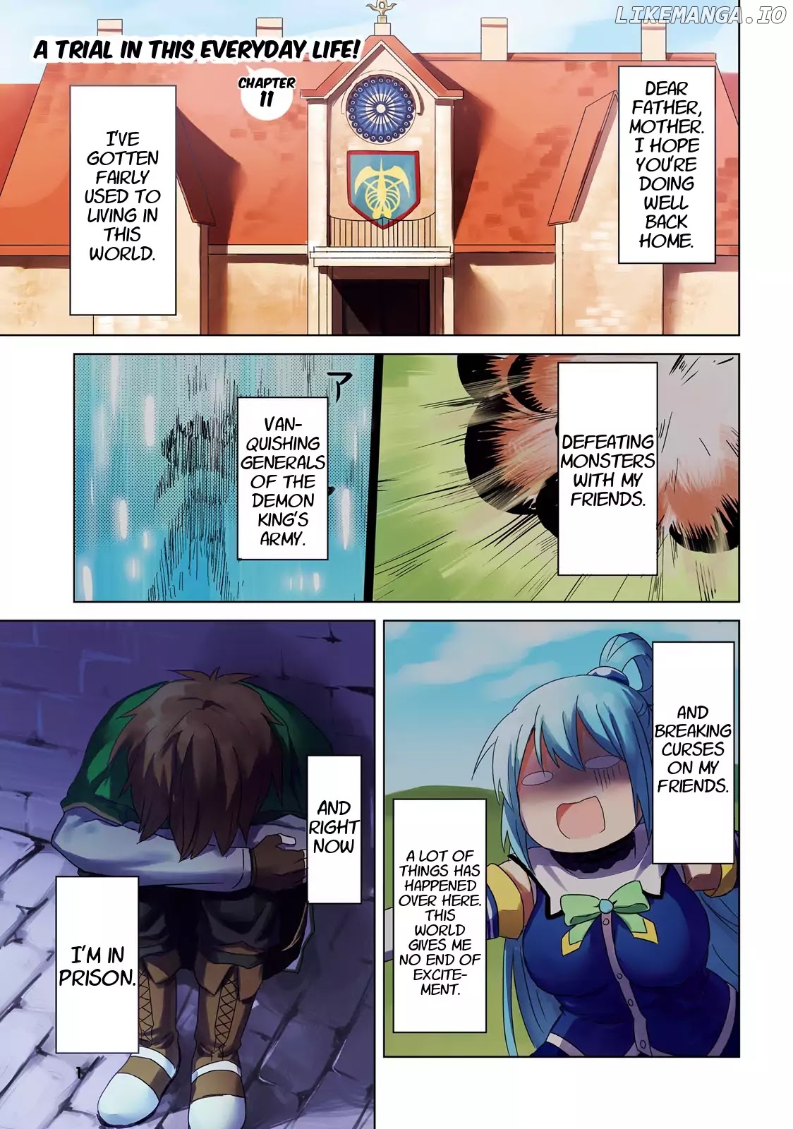 Kono Subarashii Sekai ni Nichijou wo! chapter 11 - page 1
