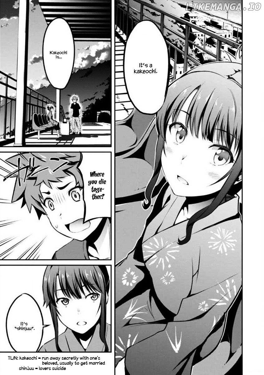 Uchiage Hanabi, Shita kara Miru ka? Yoko kara Miru ka? chapter 4 - page 35