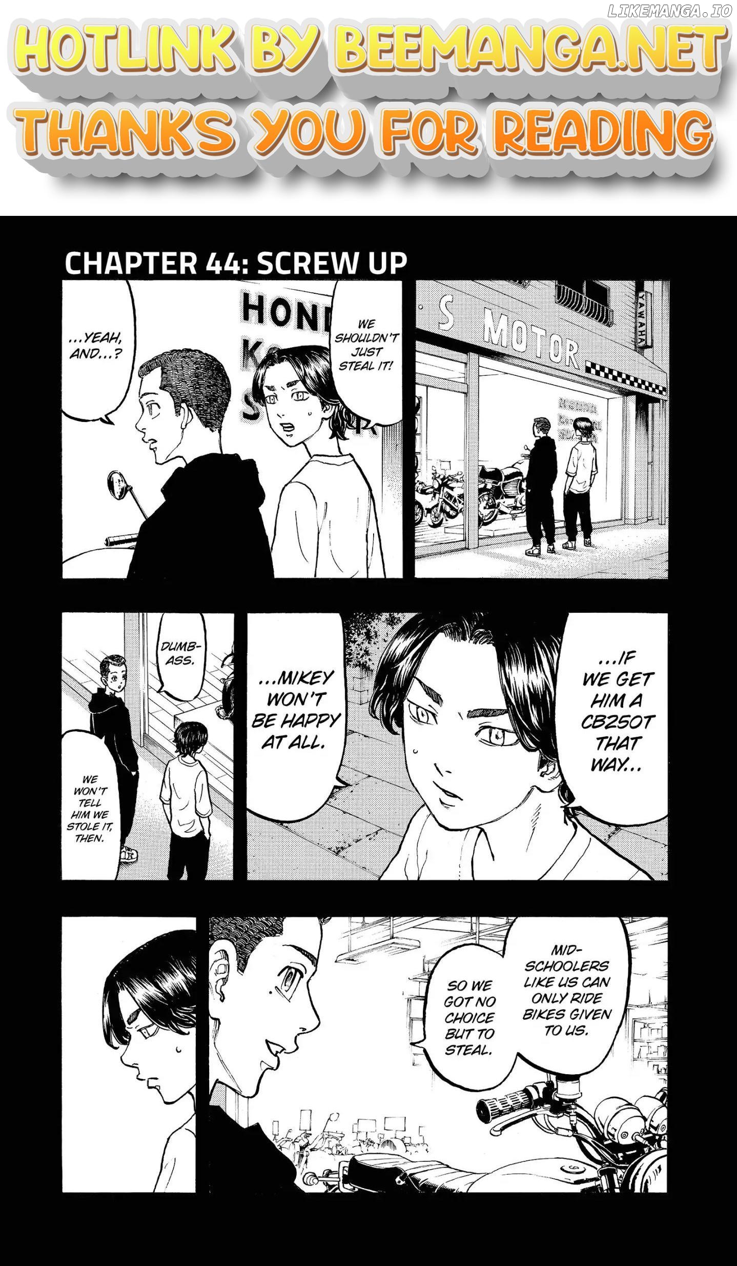 Tokyo Manji Revengers Chapter 44 - page 1