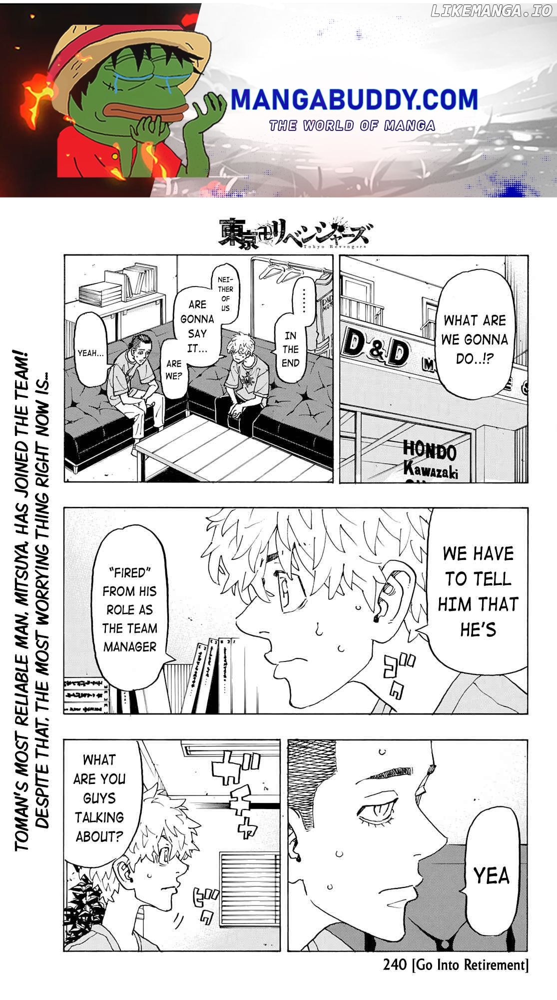 Tokyo Manji Revengers Chapter 240 - page 1