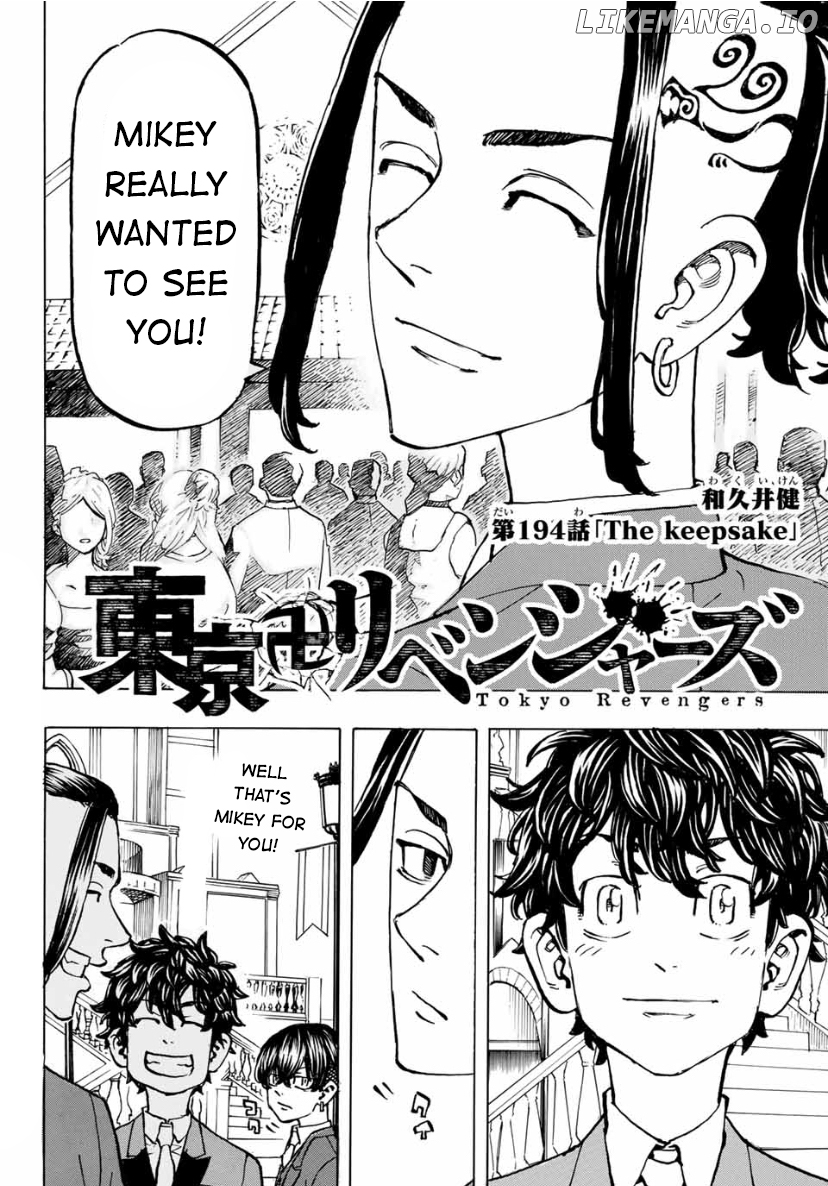 Tokyo Manji Revengers Chapter 194 - page 2