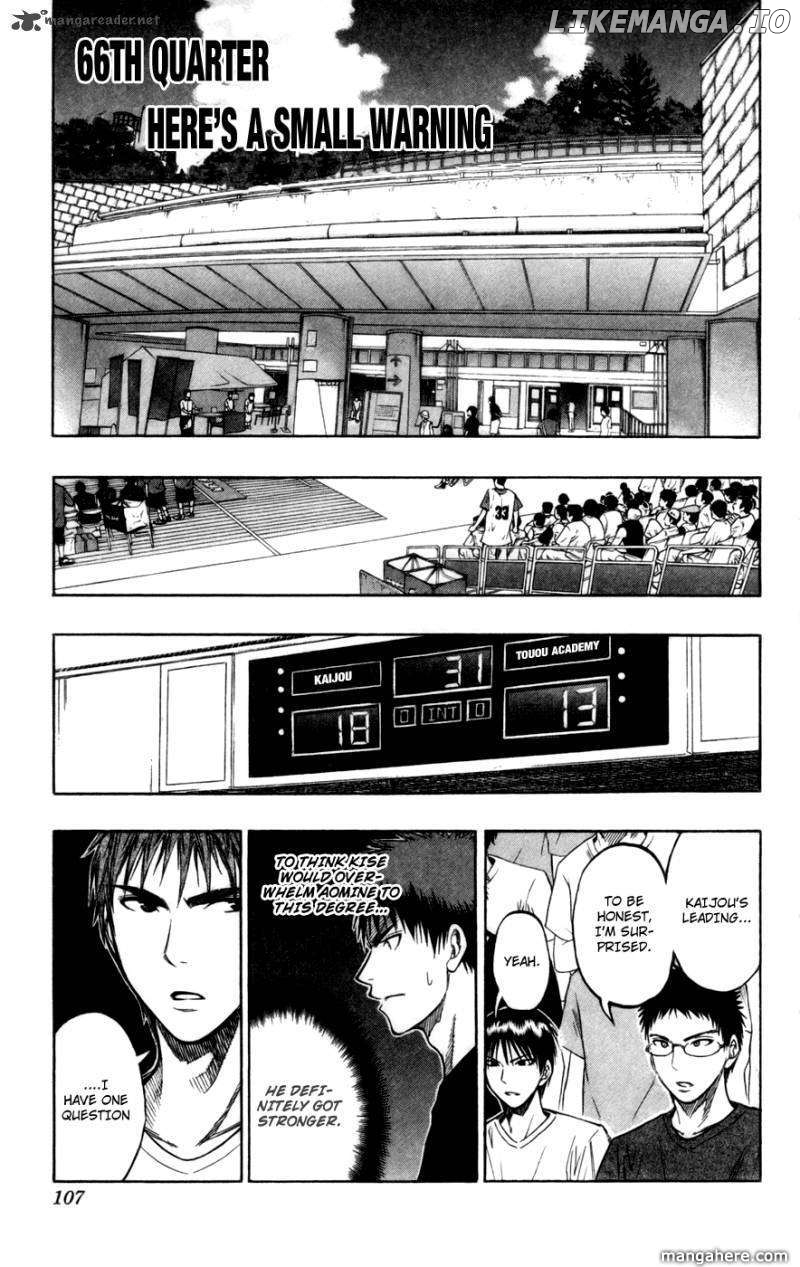 Kuroko no Basket Chapter 66 - page 1