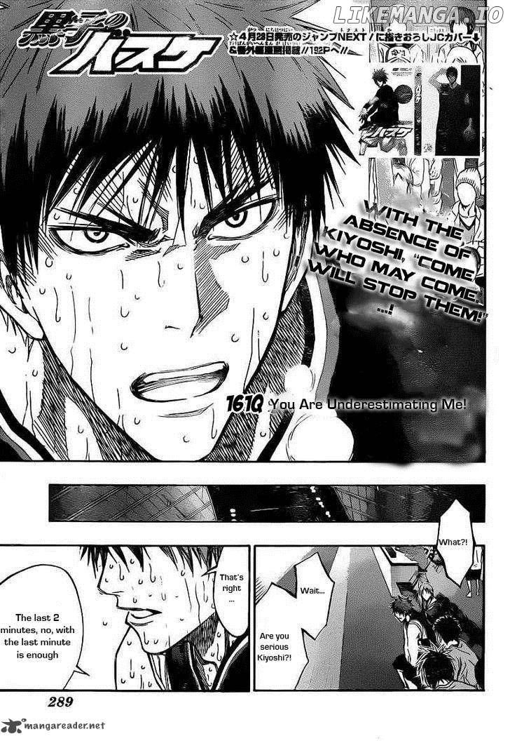 Kuroko no Basket Chapter 161 - page 3