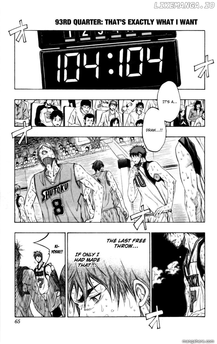 Kuroko no Basket Chapter 93 - page 1