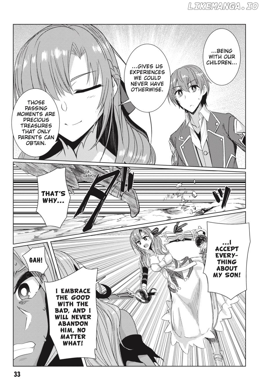 Tsuujou Kougeki ga Zentai Kougeki de Ni-kai Kougeki no Okaa-san wa Suki desu ka? chapter 5.4 - page 34