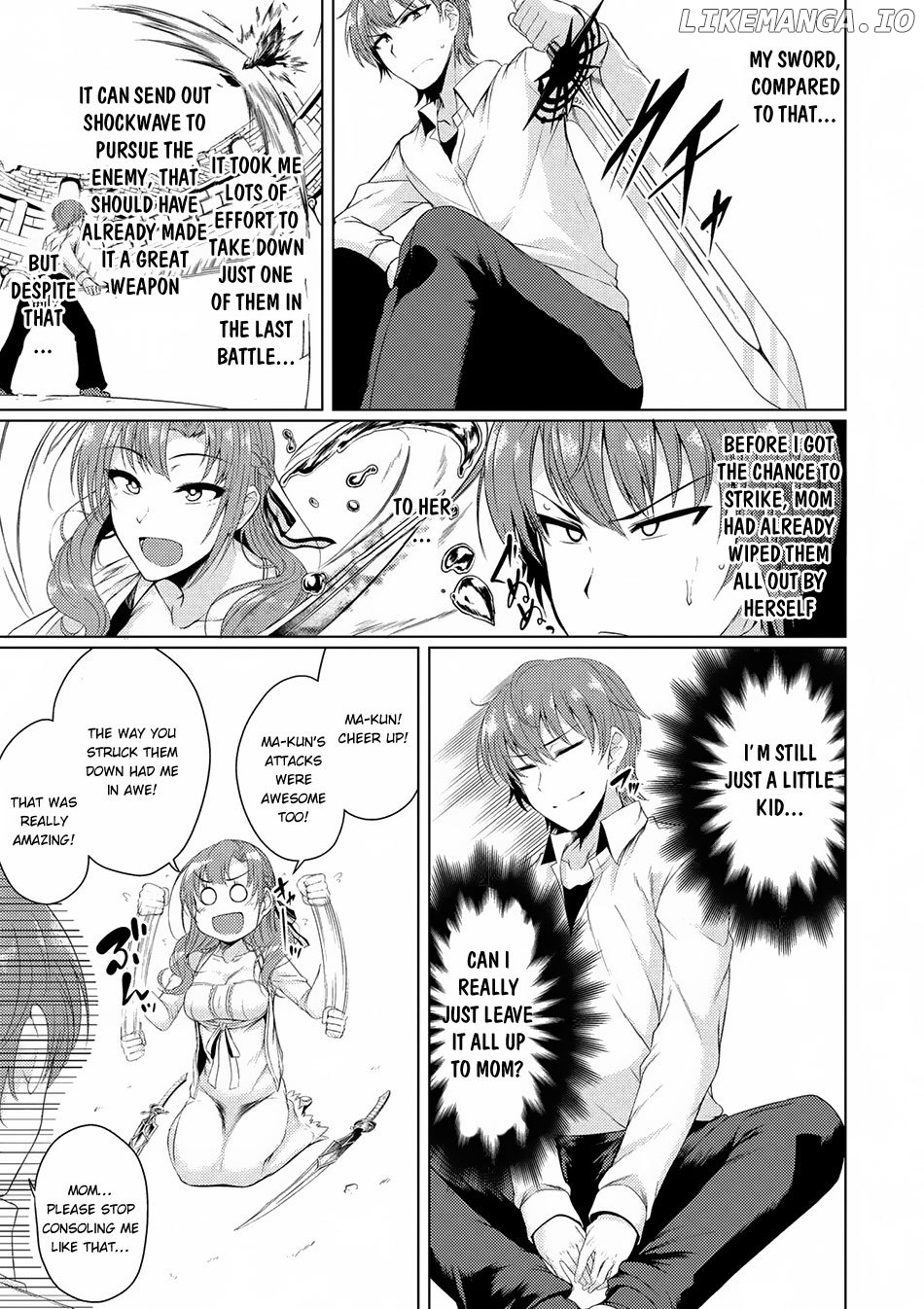 Tsuujou Kougeki ga Zentai Kougeki de Ni-kai Kougeki no Okaa-san wa Suki desu ka? chapter 1.4 - page 4