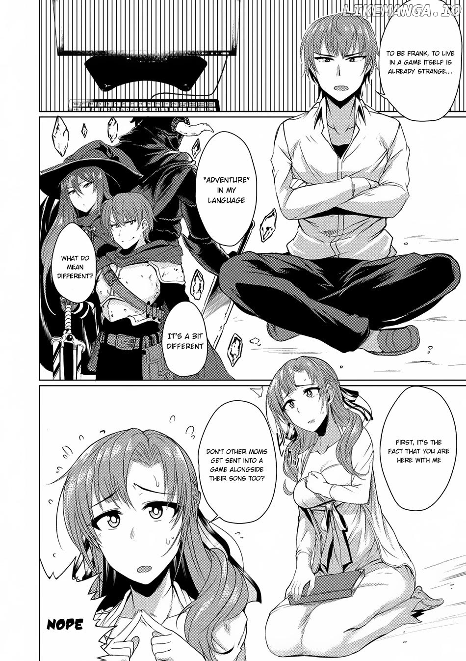 Tsuujou Kougeki ga Zentai Kougeki de Ni-kai Kougeki no Okaa-san wa Suki desu ka? chapter 1.4 - page 9