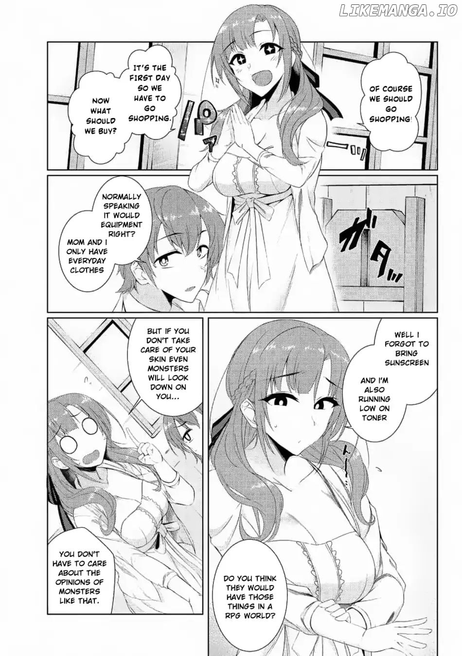 Tsuujou Kougeki ga Zentai Kougeki de Ni-kai Kougeki no Okaa-san wa Suki desu ka? chapter 3.2 - page 6