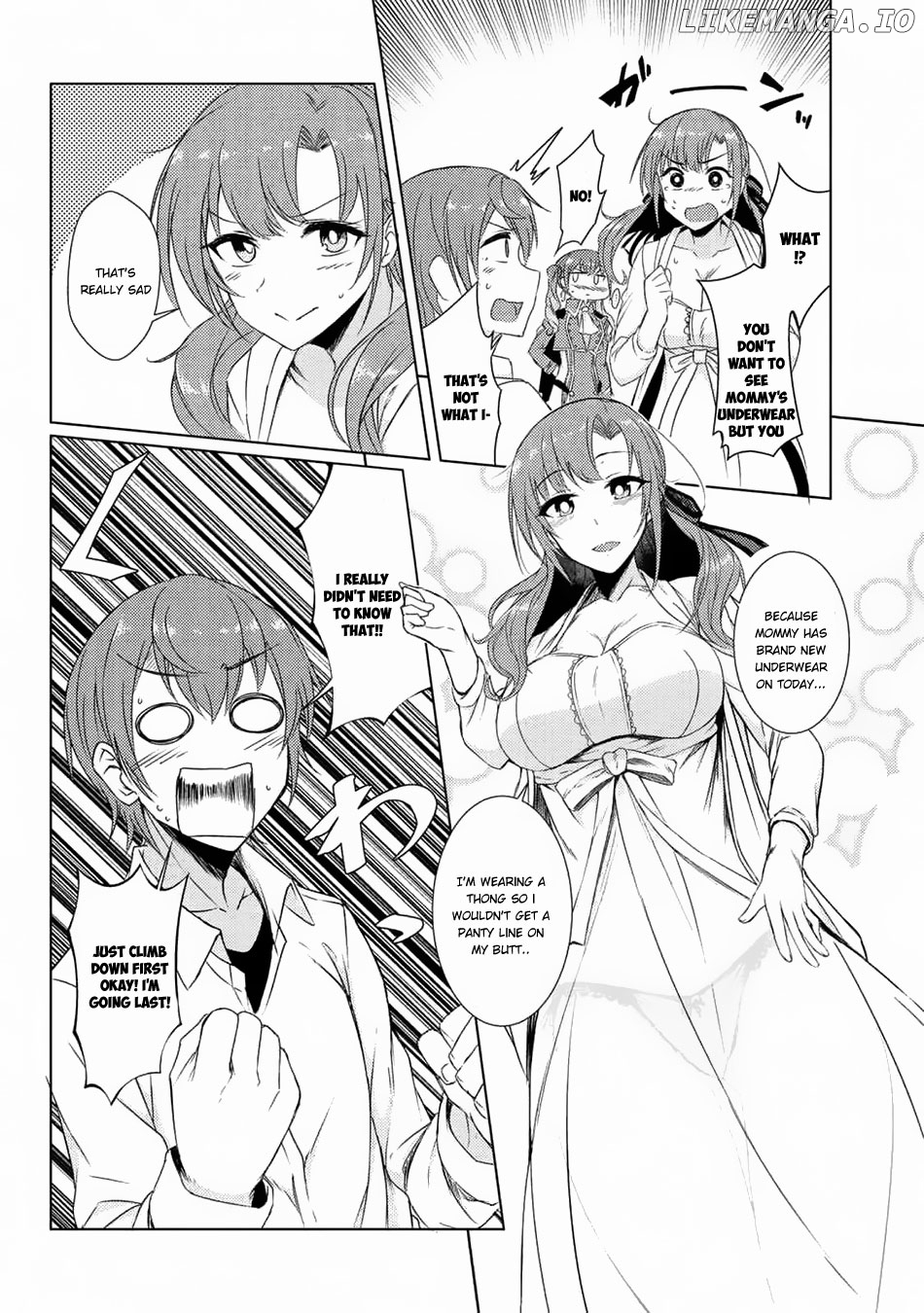 Tsuujou Kougeki ga Zentai Kougeki de Ni-kai Kougeki no Okaa-san wa Suki desu ka? chapter 3.5 - page 7