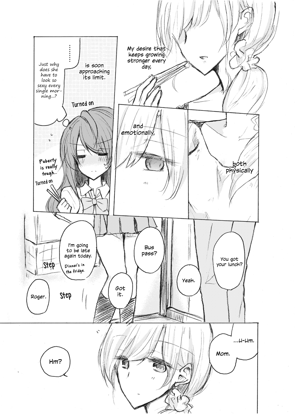 1 X 1/2 - Manga chapter 3 - page 6