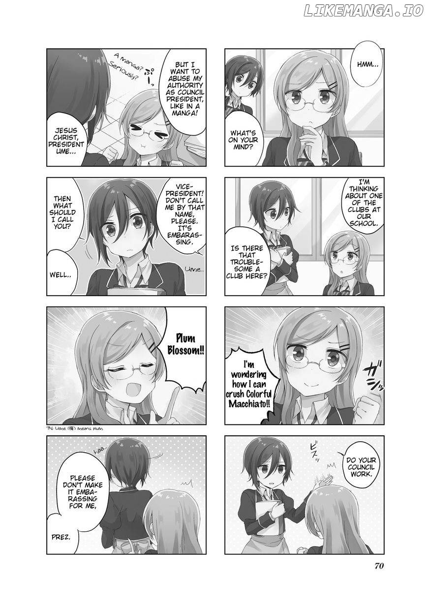 Colorful Macchiato! - Mahou Shoujo wa Tatakawanai. chapter 6 - page 2