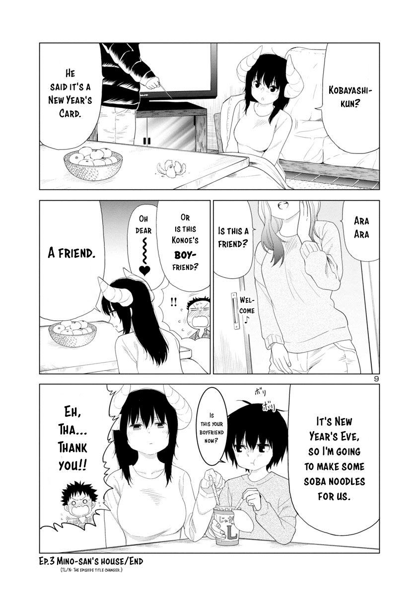 Is it okay to touch Mino-san there? chapter 32 - page 9