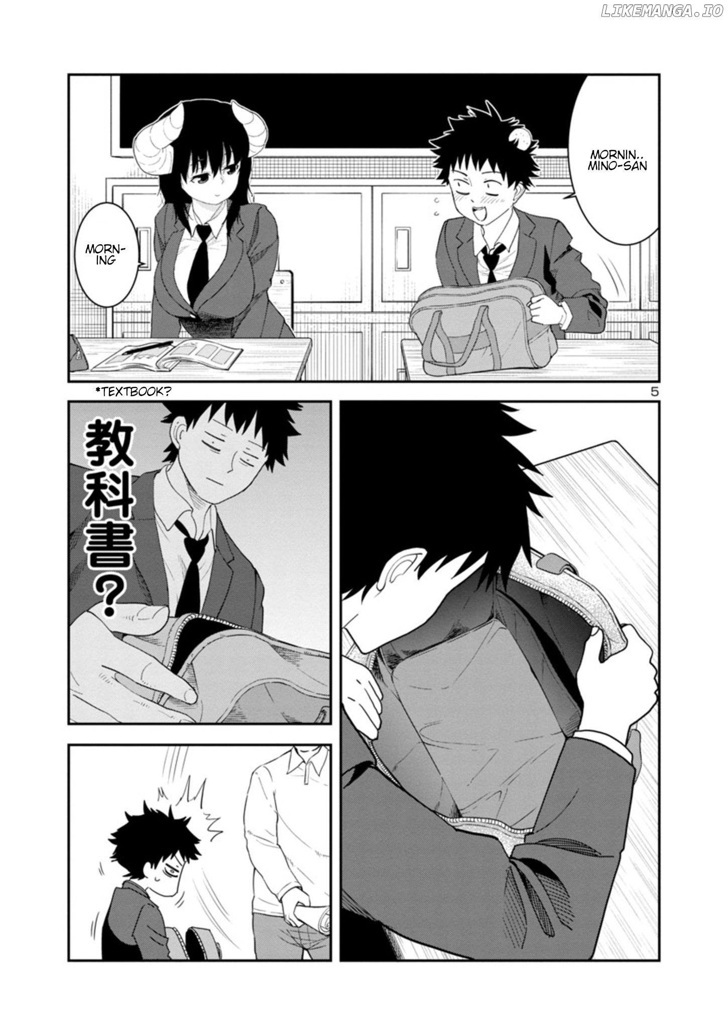 Is it okay to touch Mino-san there? chapter 35 - page 5