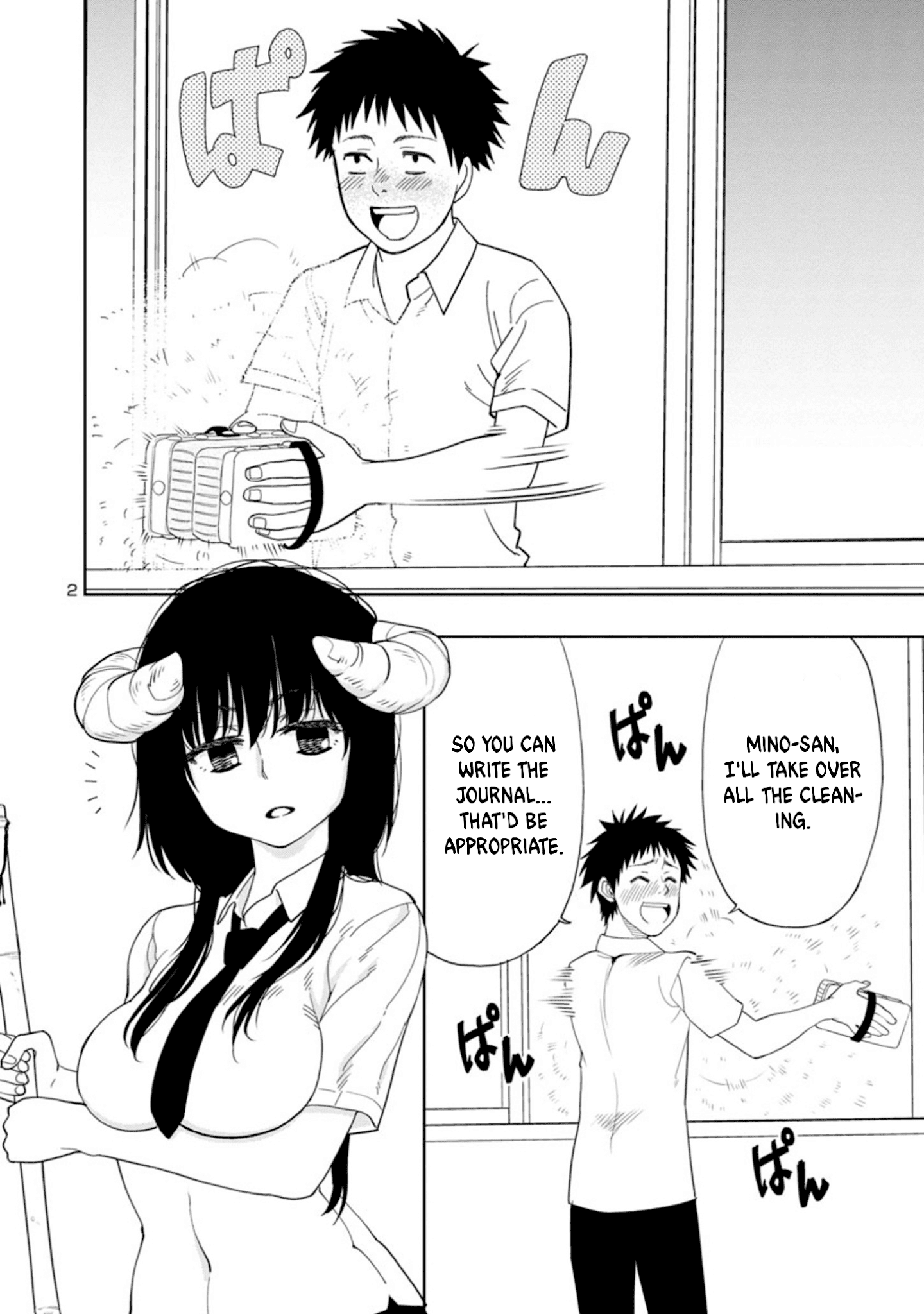 Is it okay to touch Mino-san there? chapter 8 - page 2