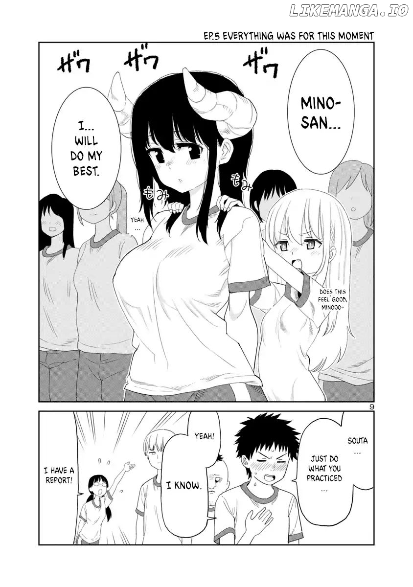 Is it okay to touch Mino-san there? chapter 24 - page 9