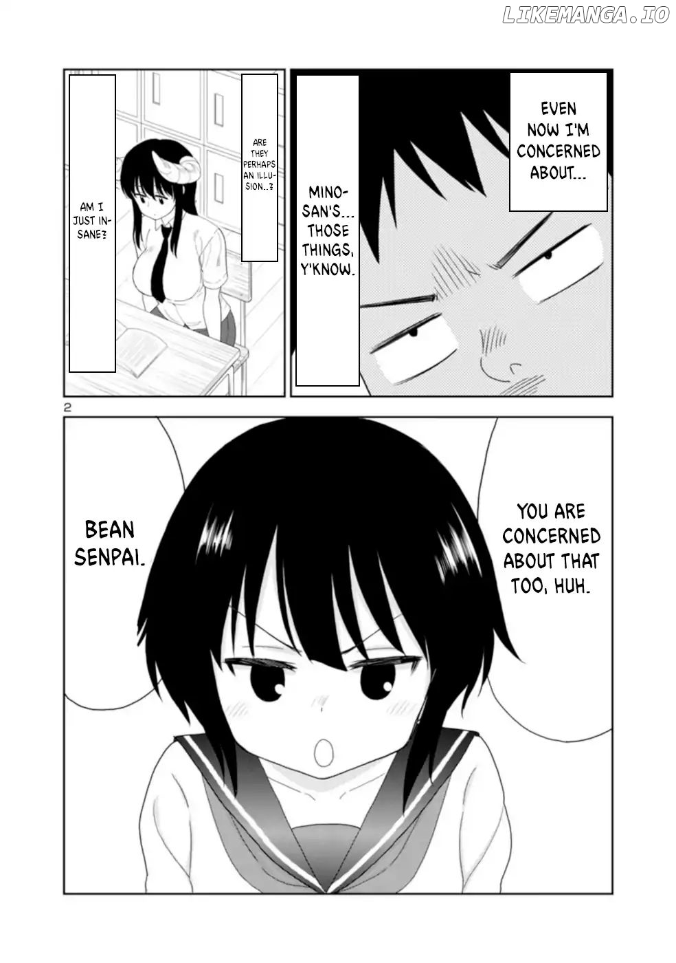 Is it okay to touch Mino-san there? chapter 21 - page 2