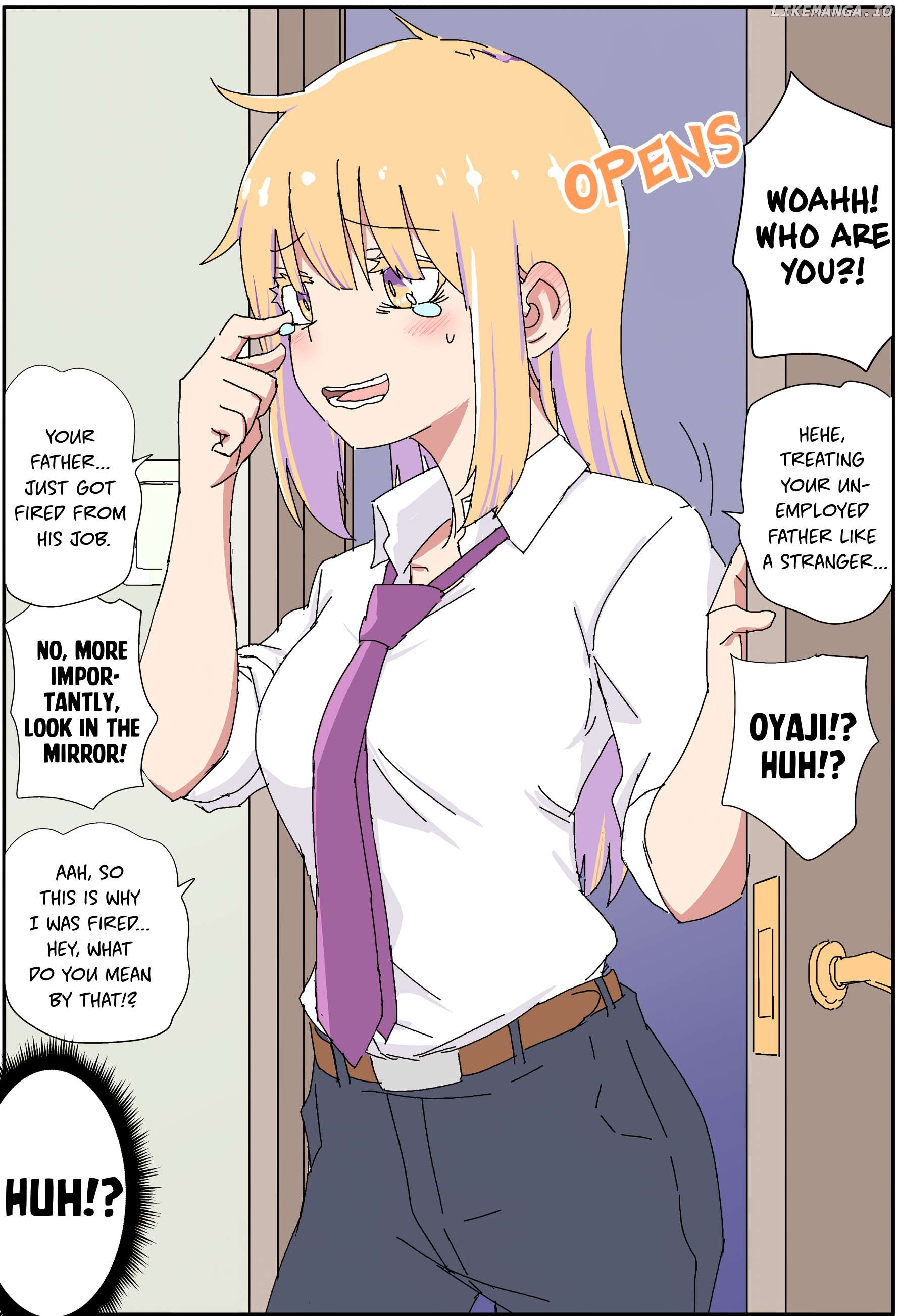 My father has become a beautiful girl and it's a lot of pain Chapter 1 - page 2