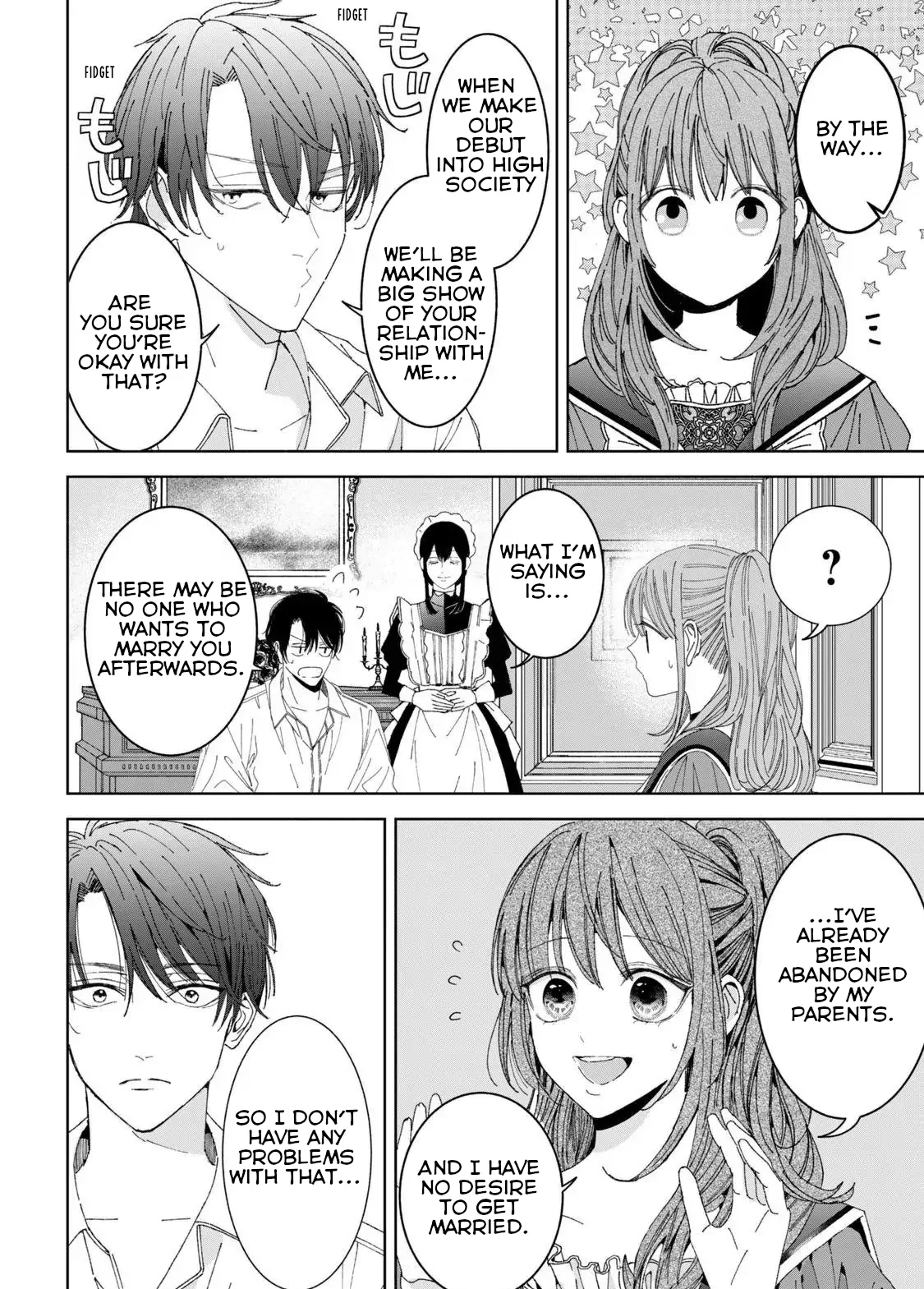 Moto Konyakusha kara Nigeru tame Kyūketsu Hakushaku ni Koibito no Furi wo Onegai Shitara, Naze ka Dekiai Mōdo ni Narimashita Chapter 2 - page 19