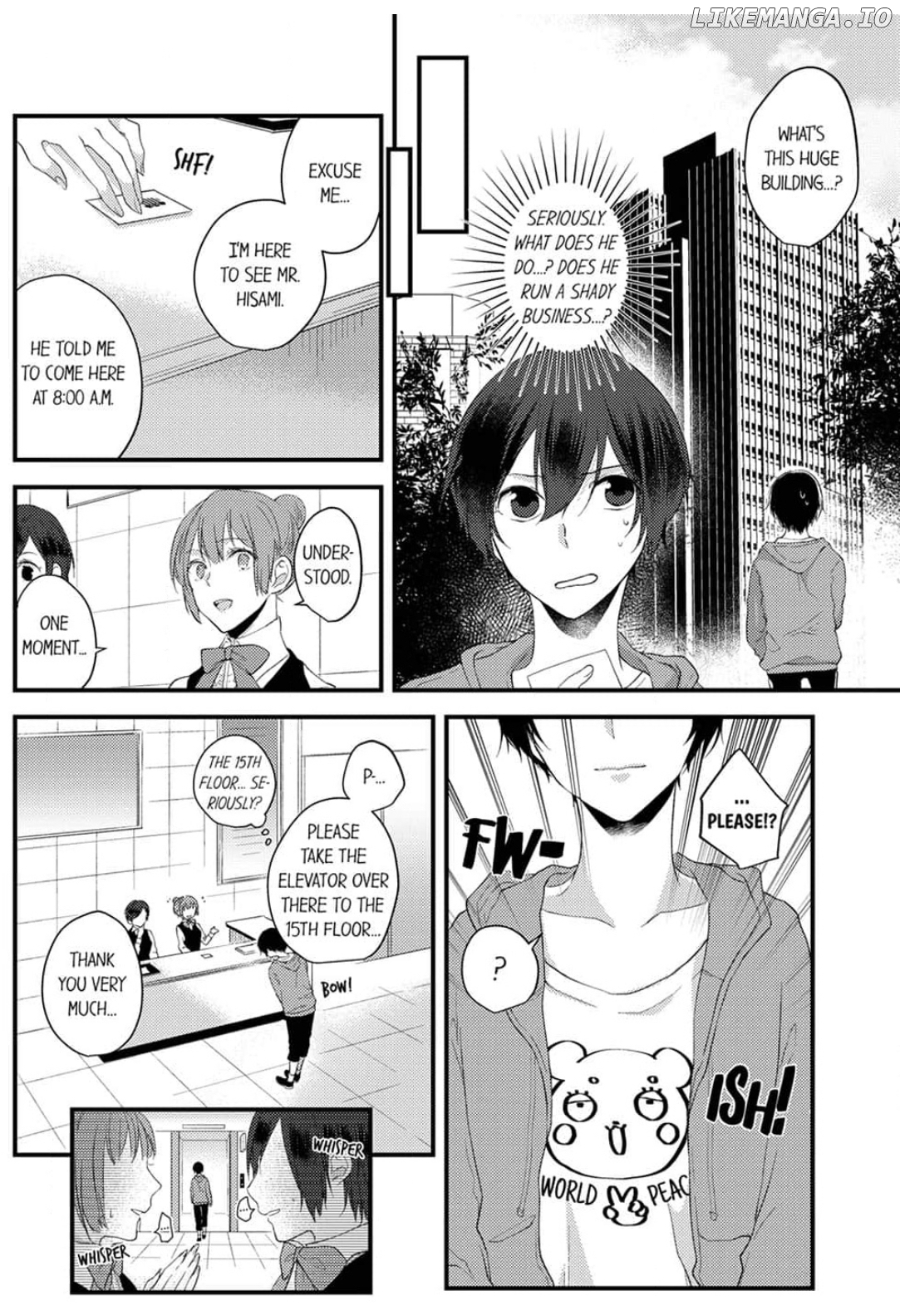 Take it All Off in Front of Me On the Desk on the First Day on the Job Chapter 1 - page 15