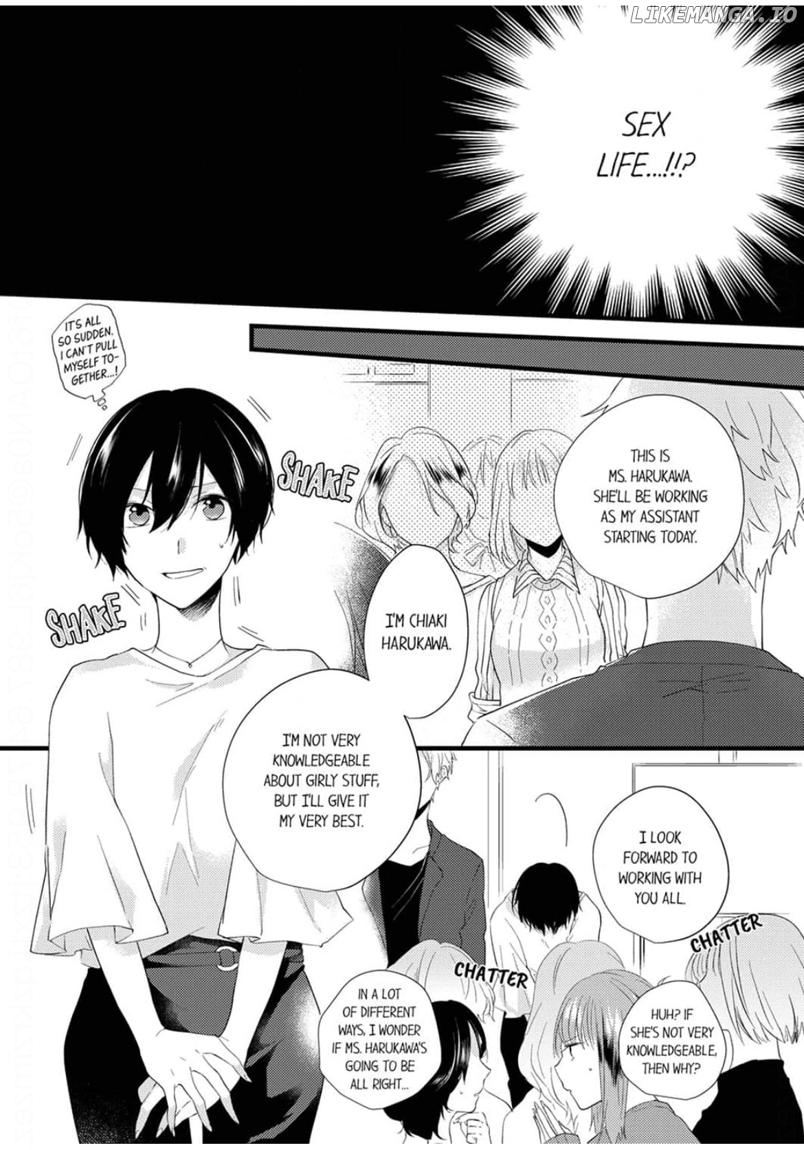 Take it All Off in Front of Me On the Desk on the First Day on the Job Chapter 2 - page 6