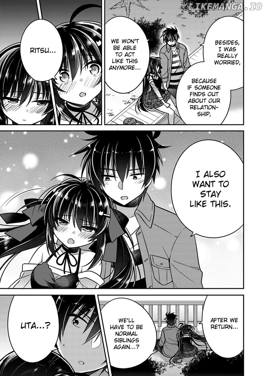Siscon Ani to Brocon Imouto ga Shoujiki ni Nattara chapter 7.1 - page 7