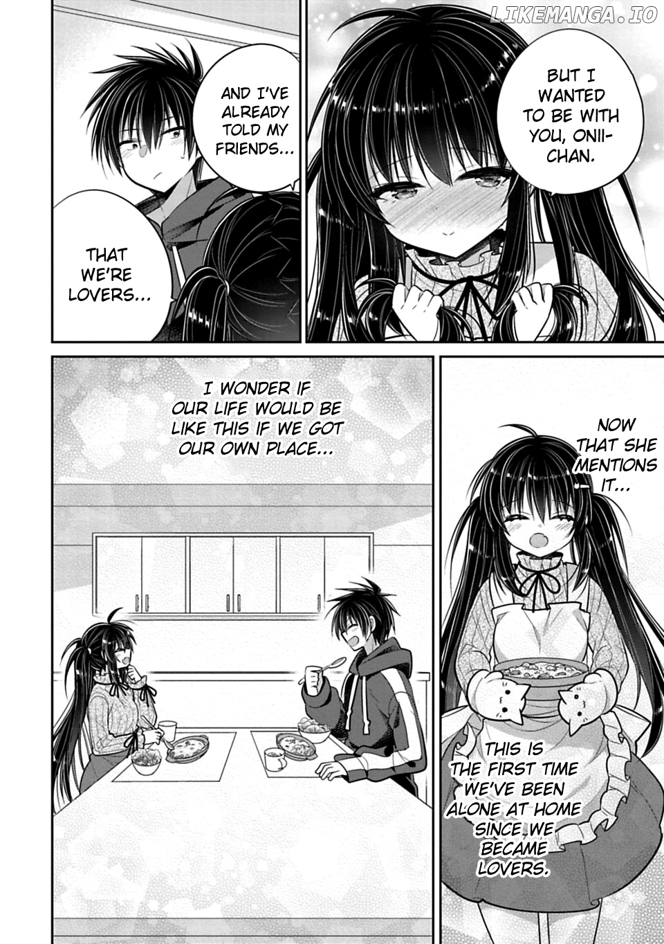 Siscon Ani to Brocon Imouto ga Shoujiki ni Nattara chapter 44 - page 2
