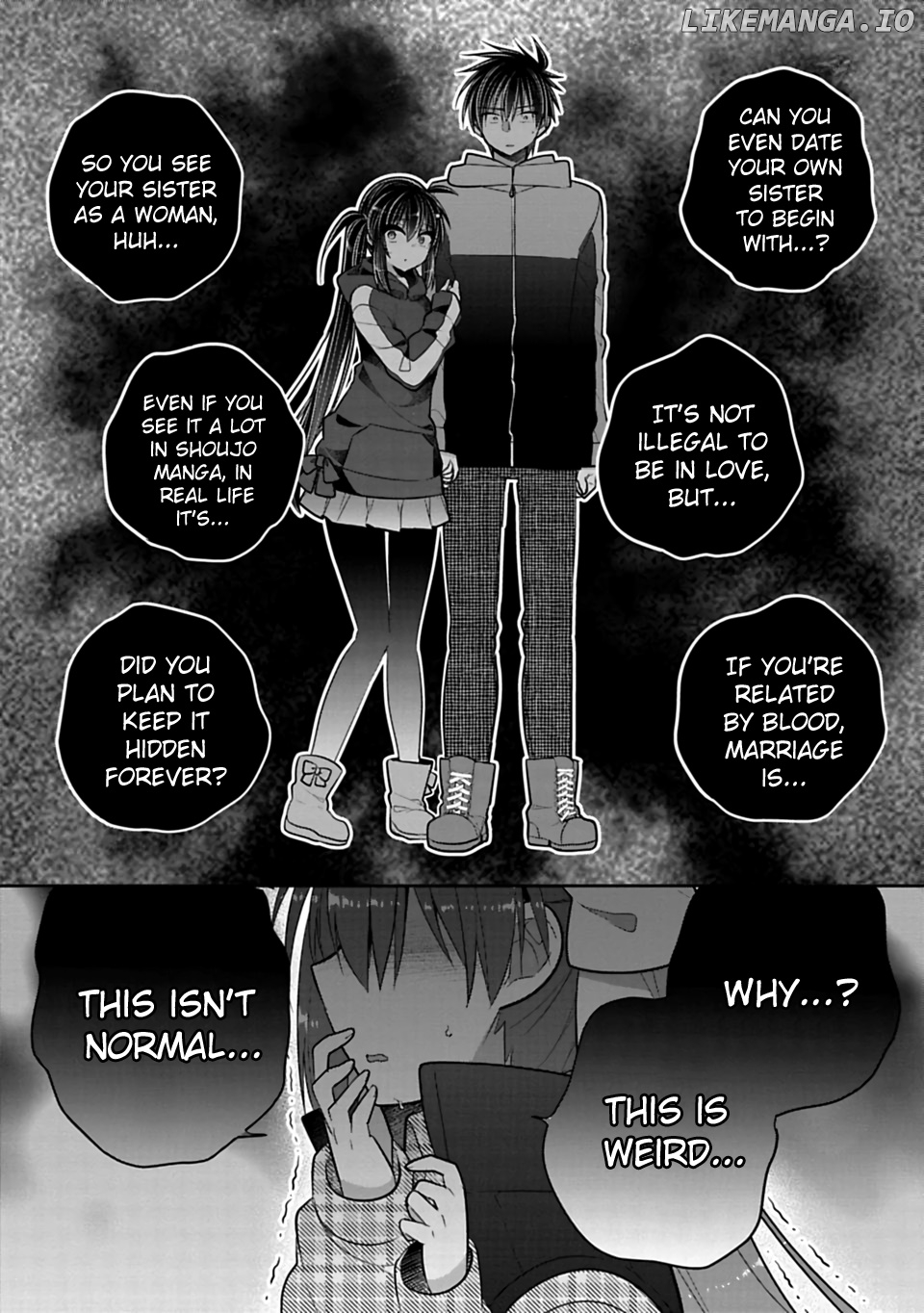 Siscon Ani to Brocon Imouto ga Shoujiki ni Nattara chapter 42 - page 3
