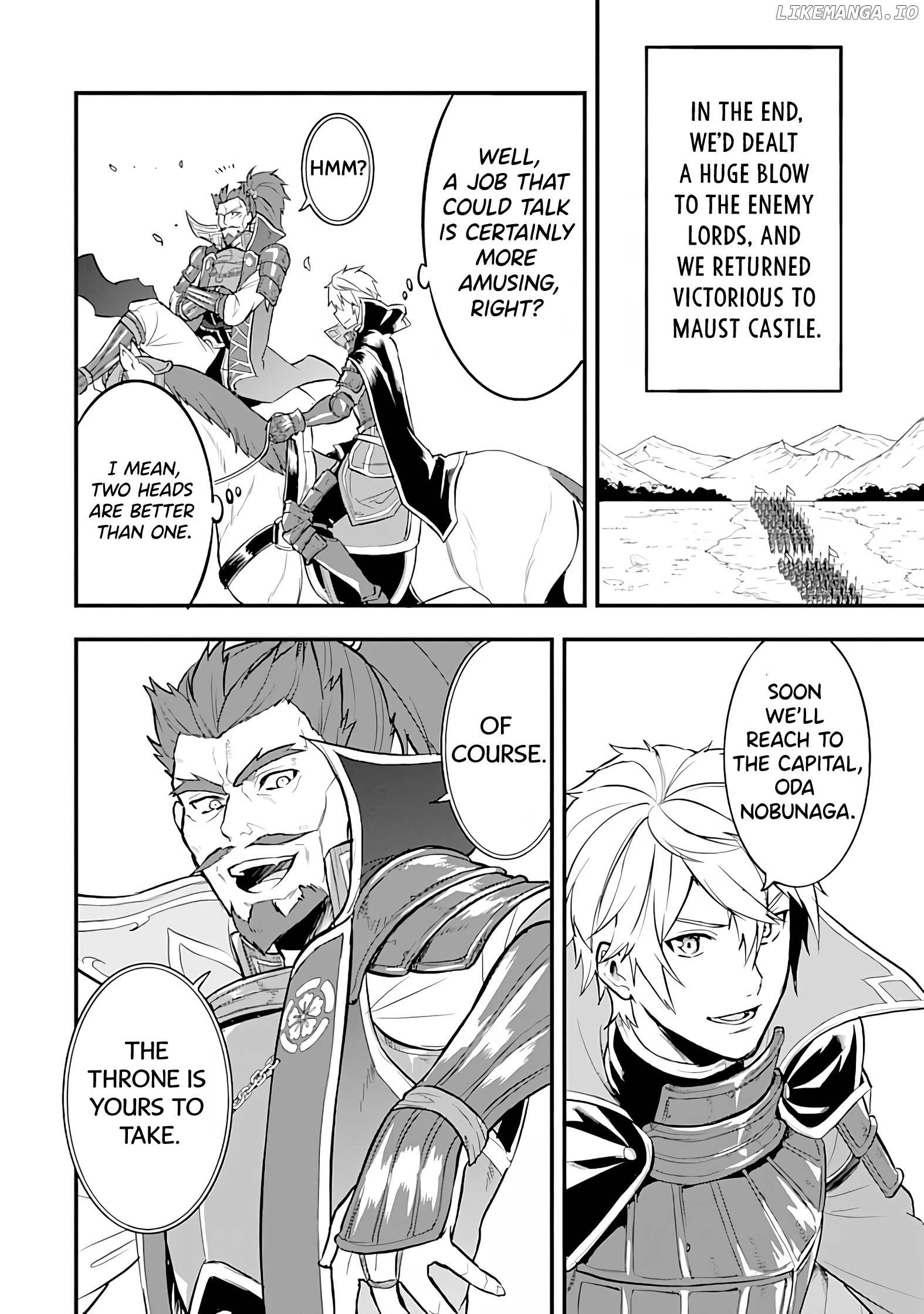 Oda Nobunaga to Iu Nazo no Shokugyo ga Mahou Kenshi yori Cheat Dattanode, Oukoku wo Tsukuru Koto ni Shimashita chapter 18 - page 32