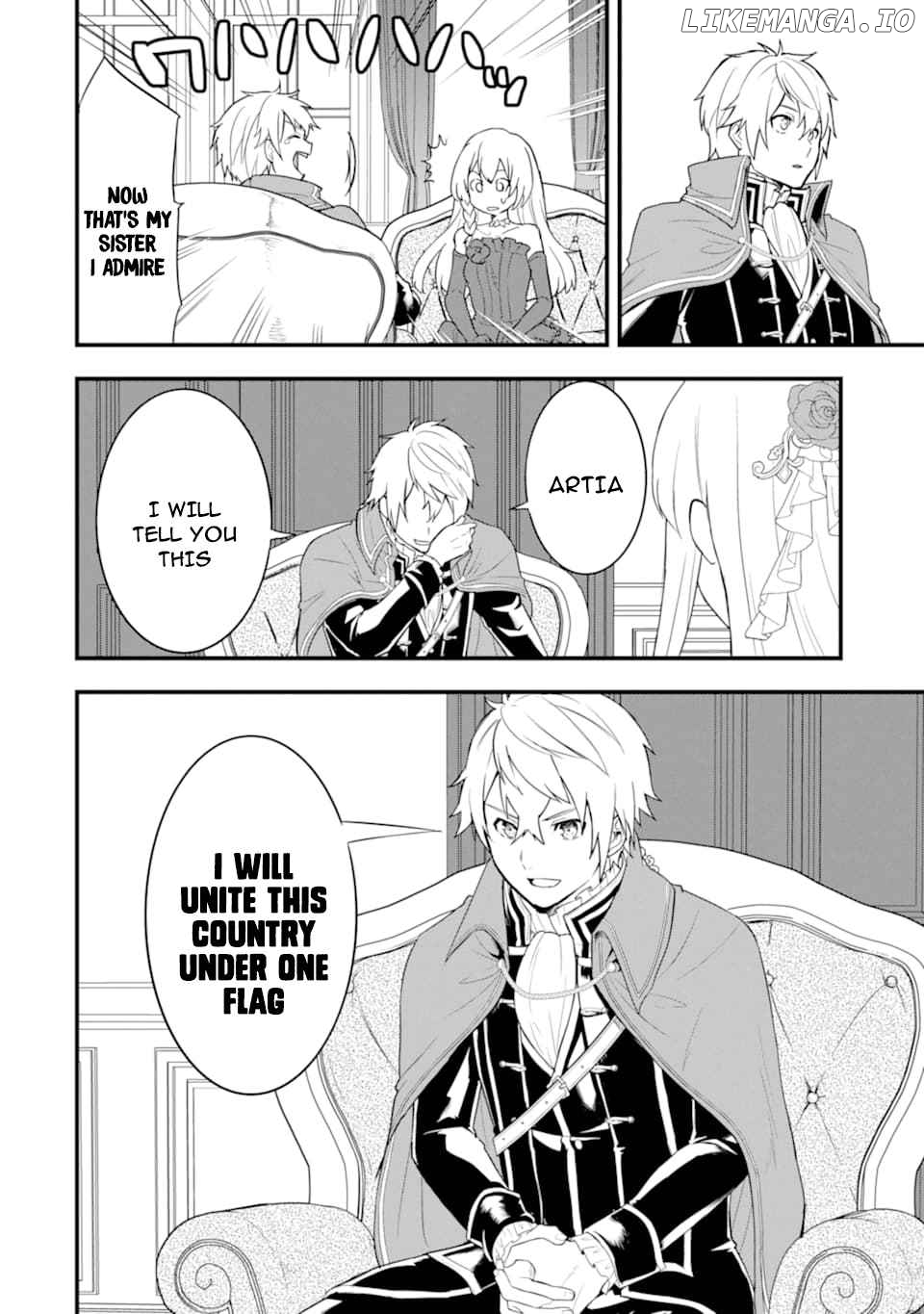 Oda Nobunaga to Iu Nazo no Shokugyo ga Mahou Kenshi yori Cheat Dattanode, Oukoku wo Tsukuru Koto ni Shimashita chapter 26 - page 34