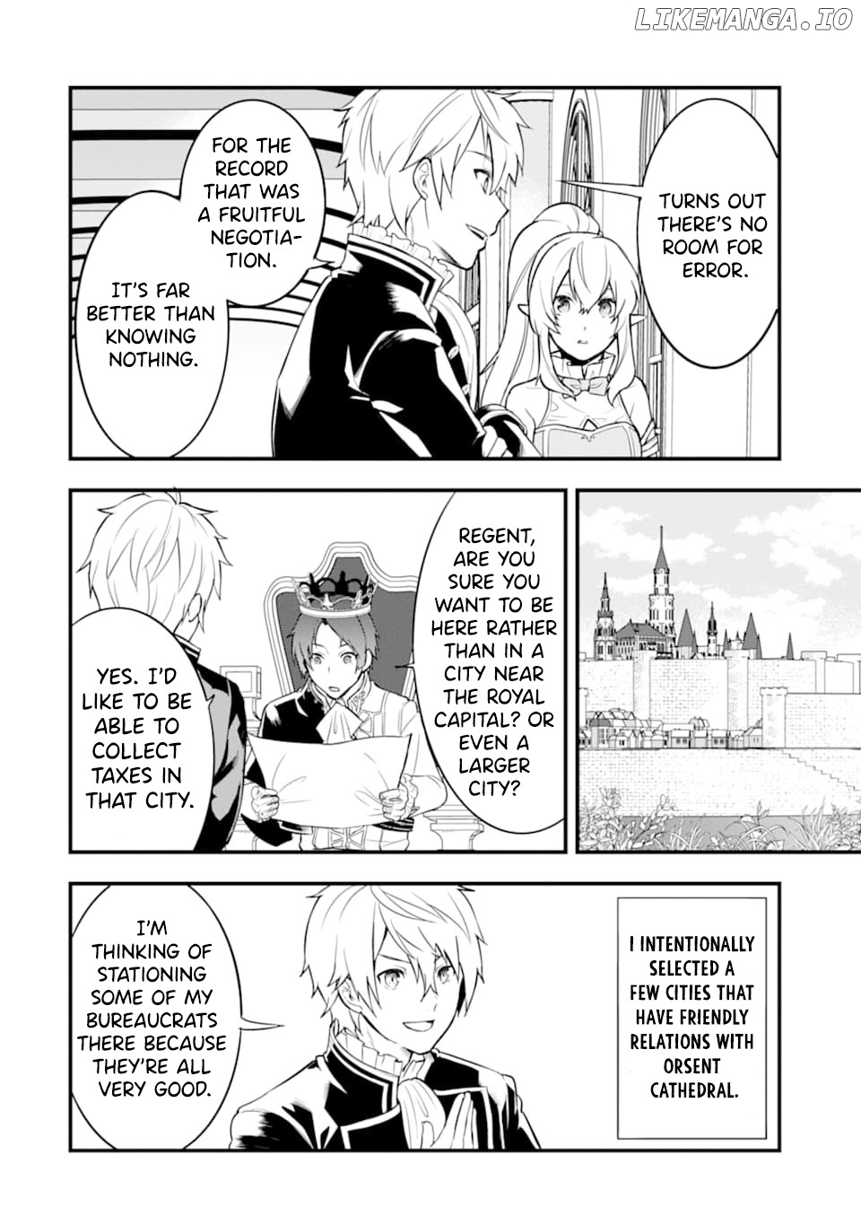 Oda Nobunaga to Iu Nazo no Shokugyo ga Mahou Kenshi yori Cheat Dattanode, Oukoku wo Tsukuru Koto ni Shimashita chapter 24 - page 21