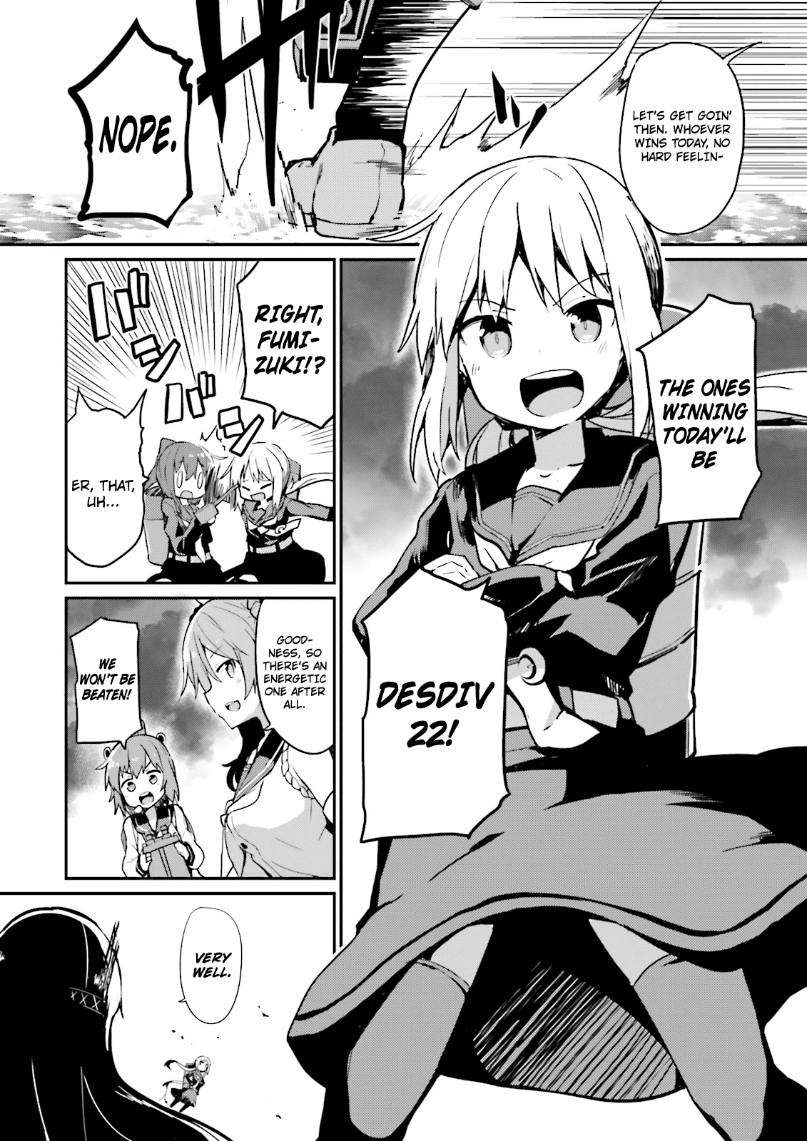Kantai Collection -Kancolle- Suiheisen No, Fumizuki chapter 5 - page 3