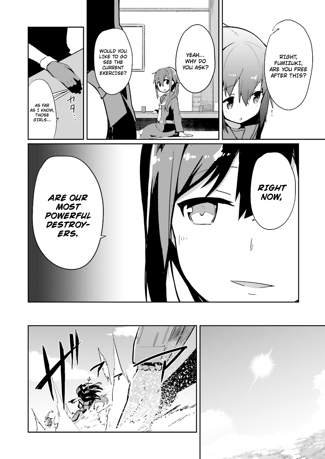 Kantai Collection -Kancolle- Suiheisen No, Fumizuki chapter 4 - page 10