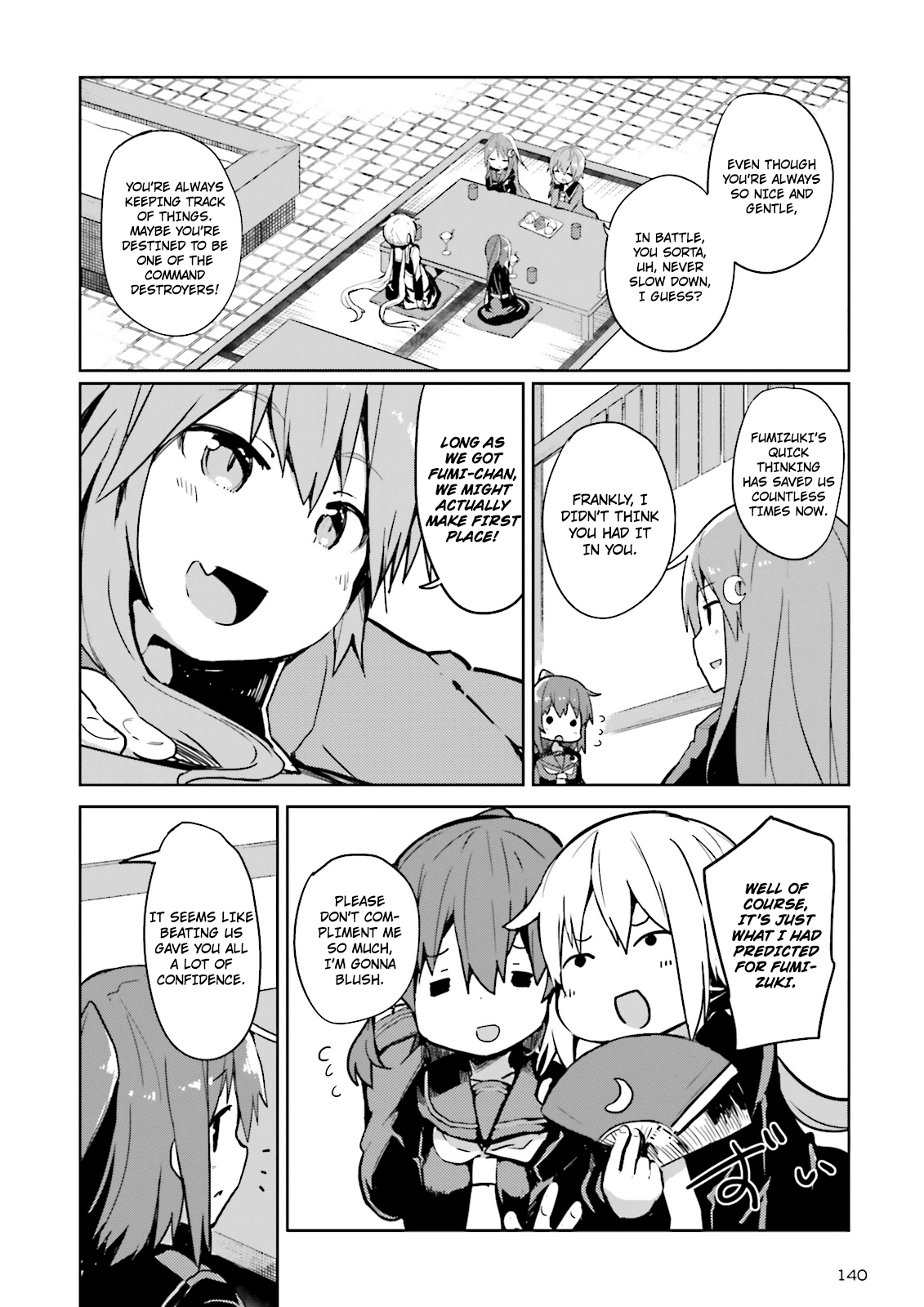 Kantai Collection -Kancolle- Suiheisen No, Fumizuki chapter 4 - page 6