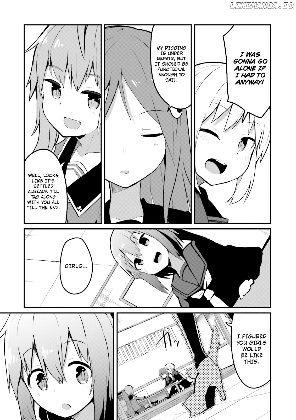 Kantai Collection -Kancolle- Suiheisen No, Fumizuki chapter 17 - page 5