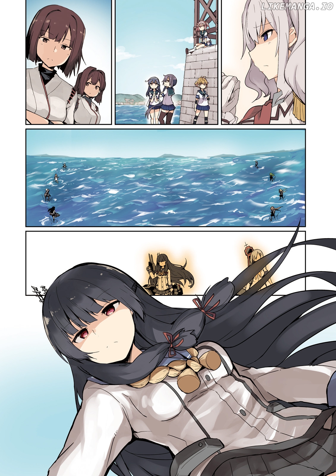 Kantai Collection -Kancolle- Suiheisen No, Fumizuki chapter 1 - page 3