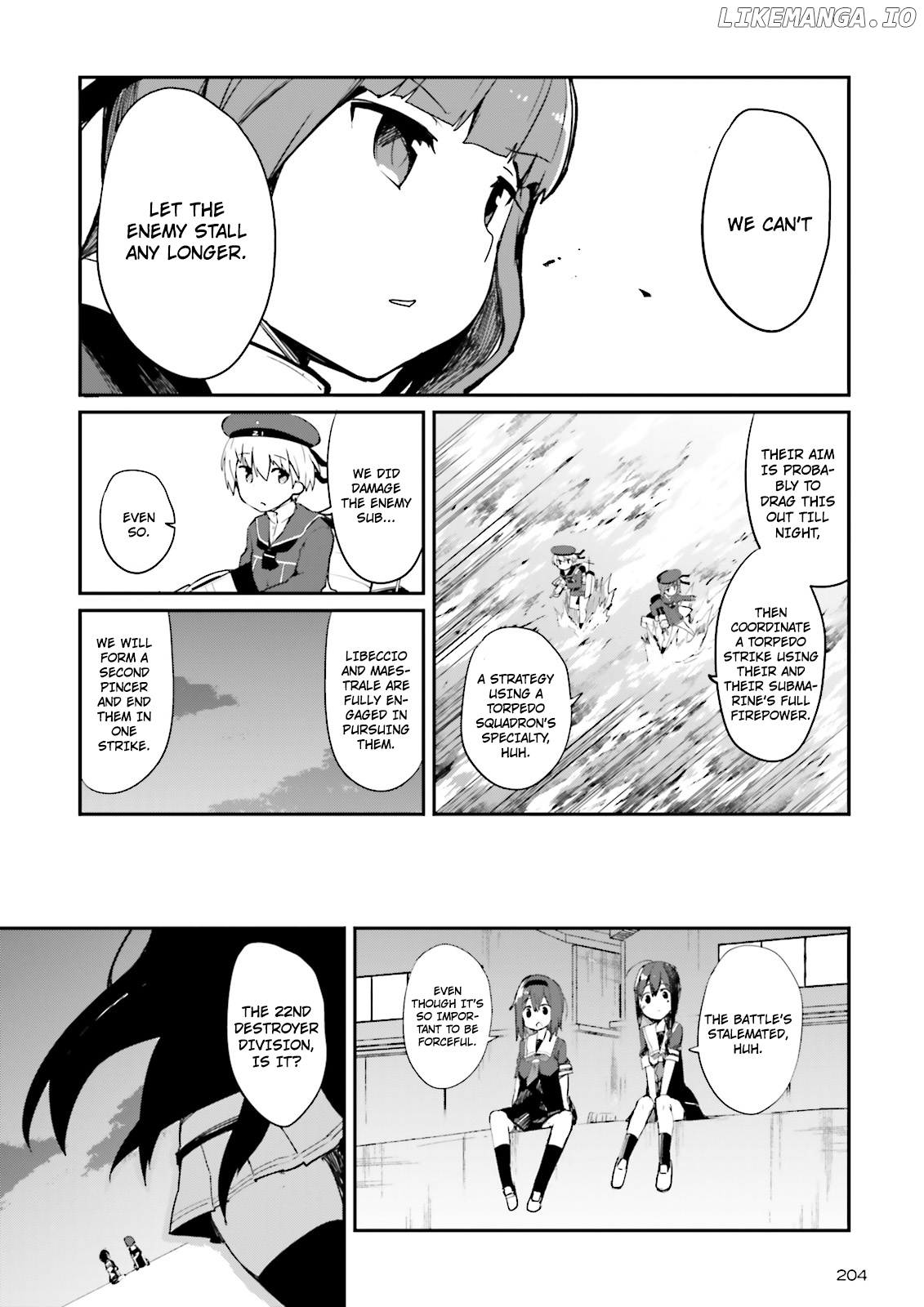 Kantai Collection -Kancolle- Suiheisen No, Fumizuki chapter 11 - page 4