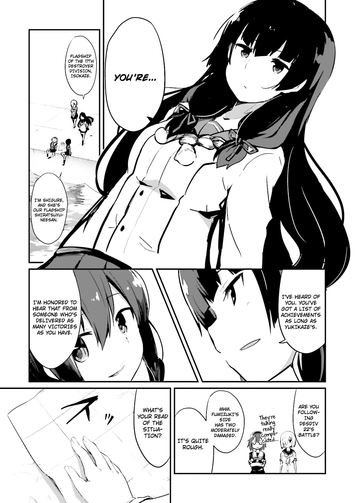 Kantai Collection -Kancolle- Suiheisen No, Fumizuki chapter 11 - page 5