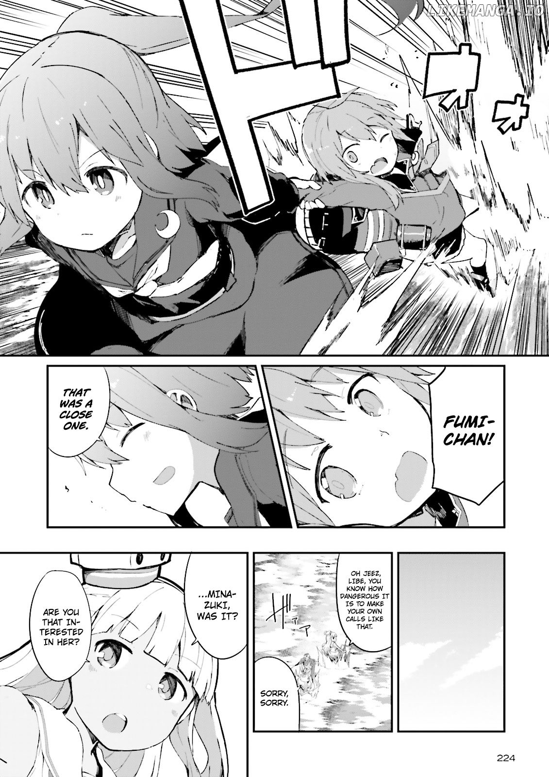 Kantai Collection -Kancolle- Suiheisen No, Fumizuki chapter 10 - page 14