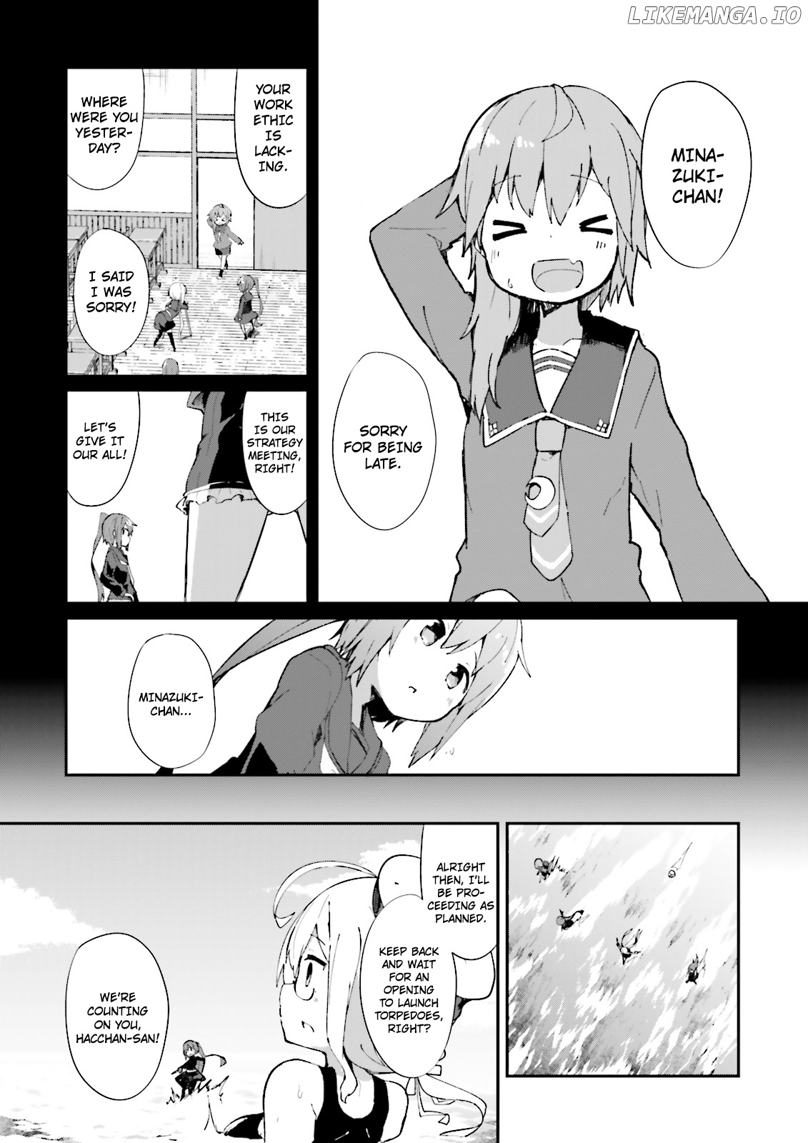 Kantai Collection -Kancolle- Suiheisen No, Fumizuki chapter 10 - page 4