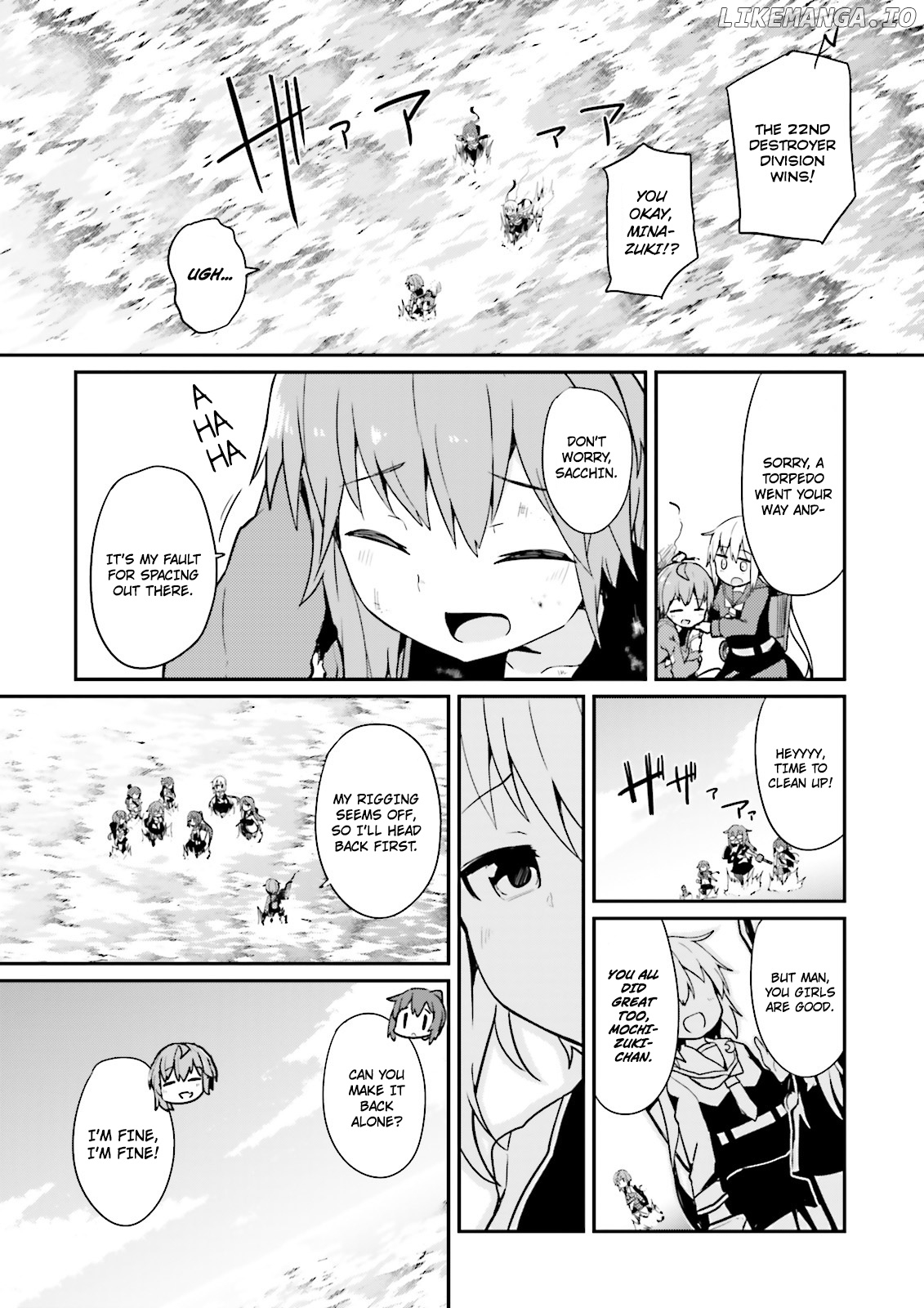 Kantai Collection -Kancolle- Suiheisen No, Fumizuki chapter 9 - page 5