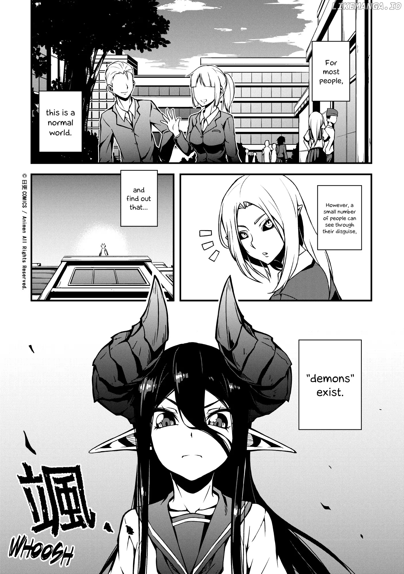 The Girl With Horns chapter 1 - page 2