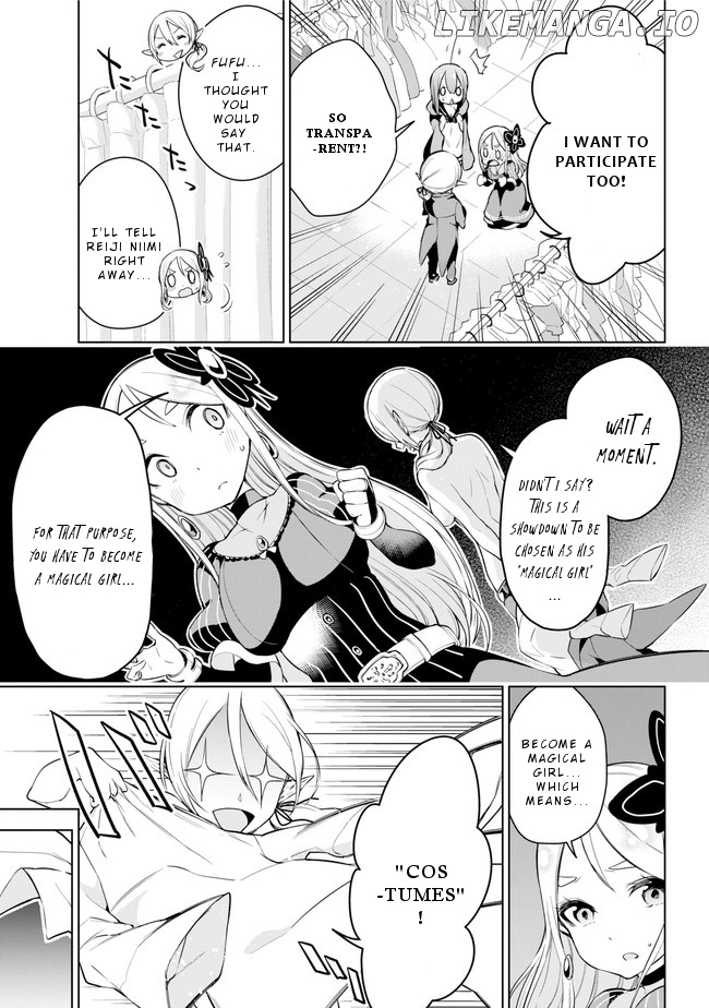 Isekai de Saikyou no Tsue ni Tensei shita Ore ga Iyagaru Shoujo wo Muriyari Mahou Shoujo ni P suru! chapter 21 - page 12