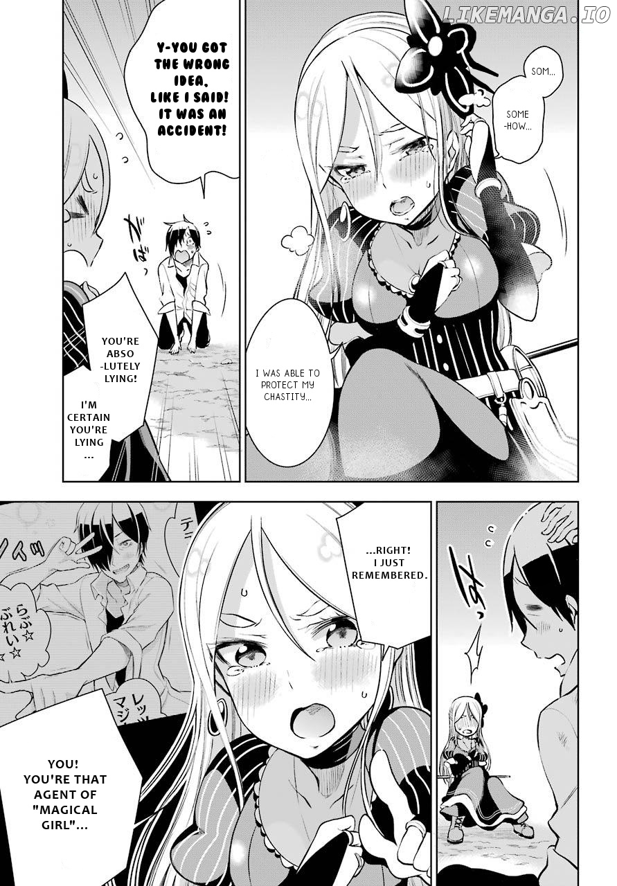 Isekai de Saikyou no Tsue ni Tensei shita Ore ga Iyagaru Shoujo wo Muriyari Mahou Shoujo ni P suru! chapter 11 - page 7