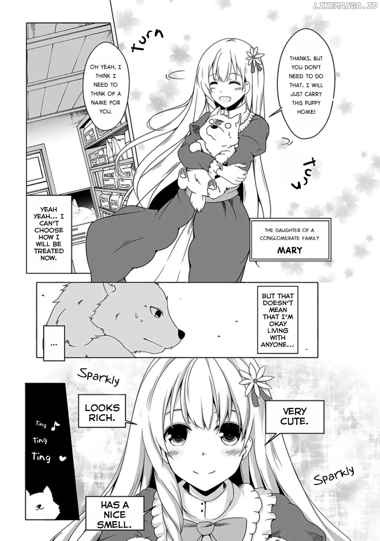 Wanwan Monogatari ~Kanemochi no Inu n shite to wa Itta ga, Fenrir ni shiro to wa Itte nee!~ chapter 1 - page 8