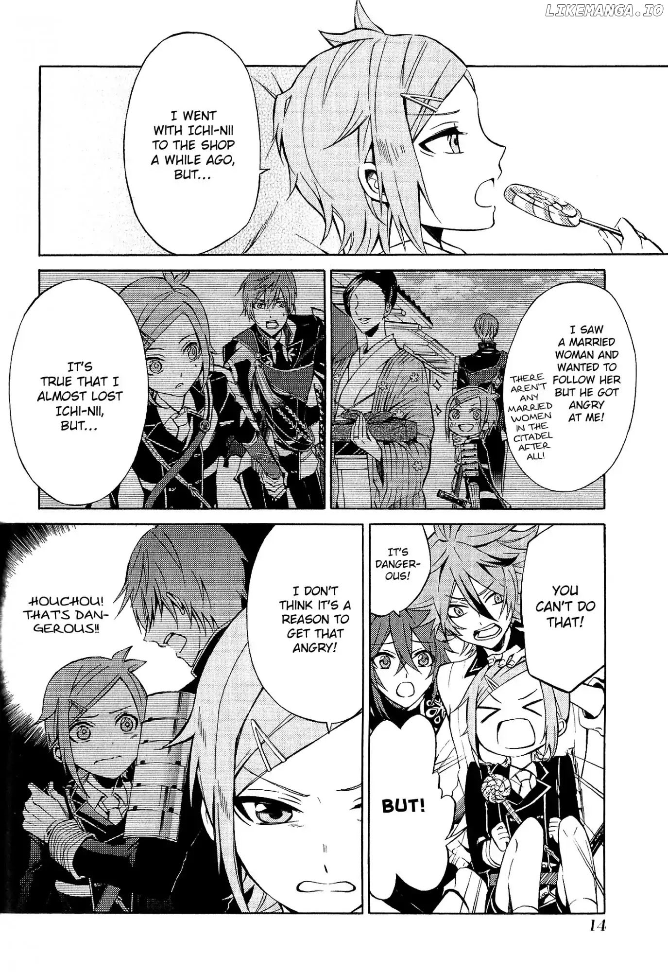 Touken Ranbu Anthology ~ Records of Fresh Breeze~ chapter 1 - page 2