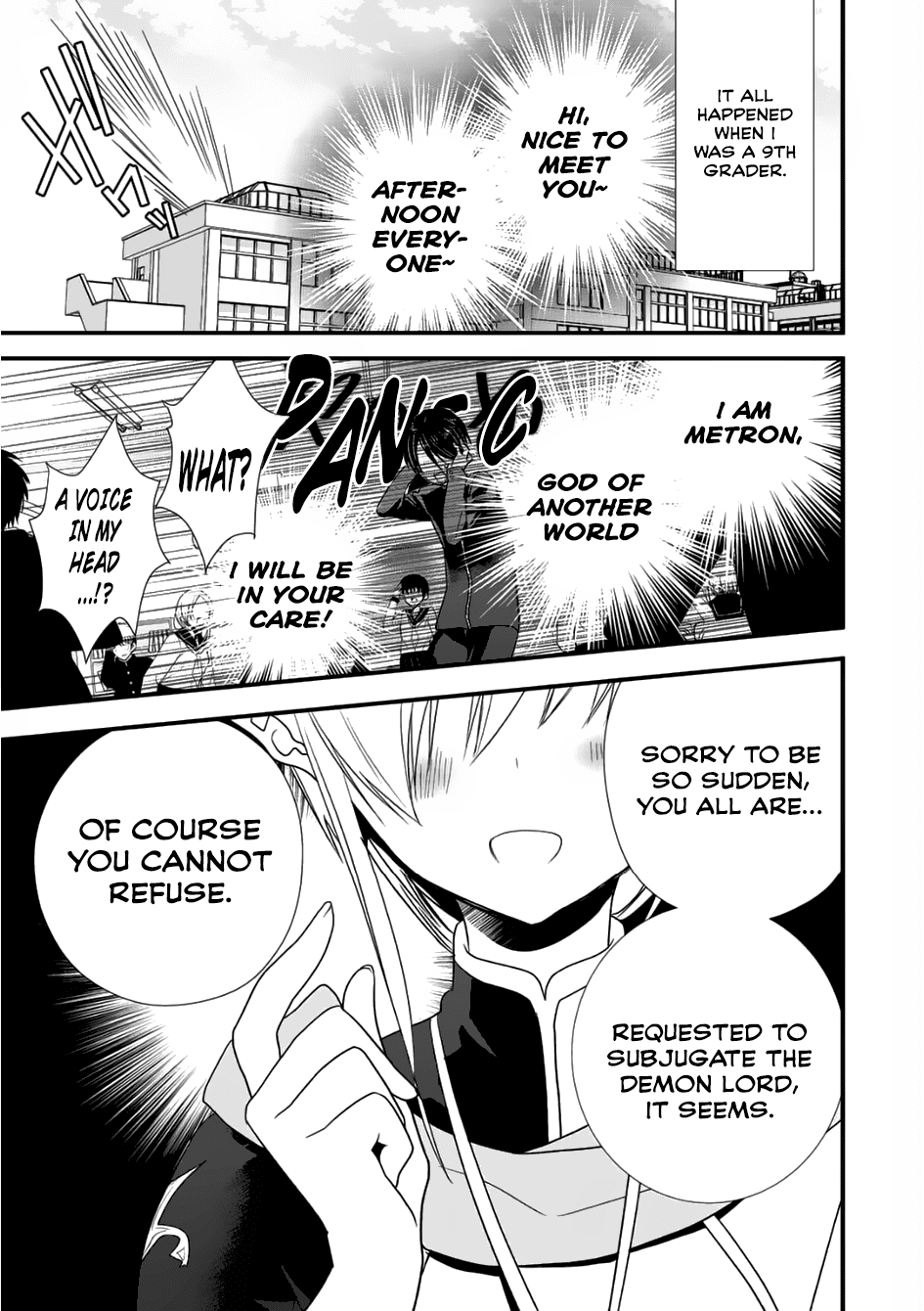 Class Ga Isekai Shoukan Sareta Naka Ore Dake Nokotta N Desu Ga chapter 1 - page 2