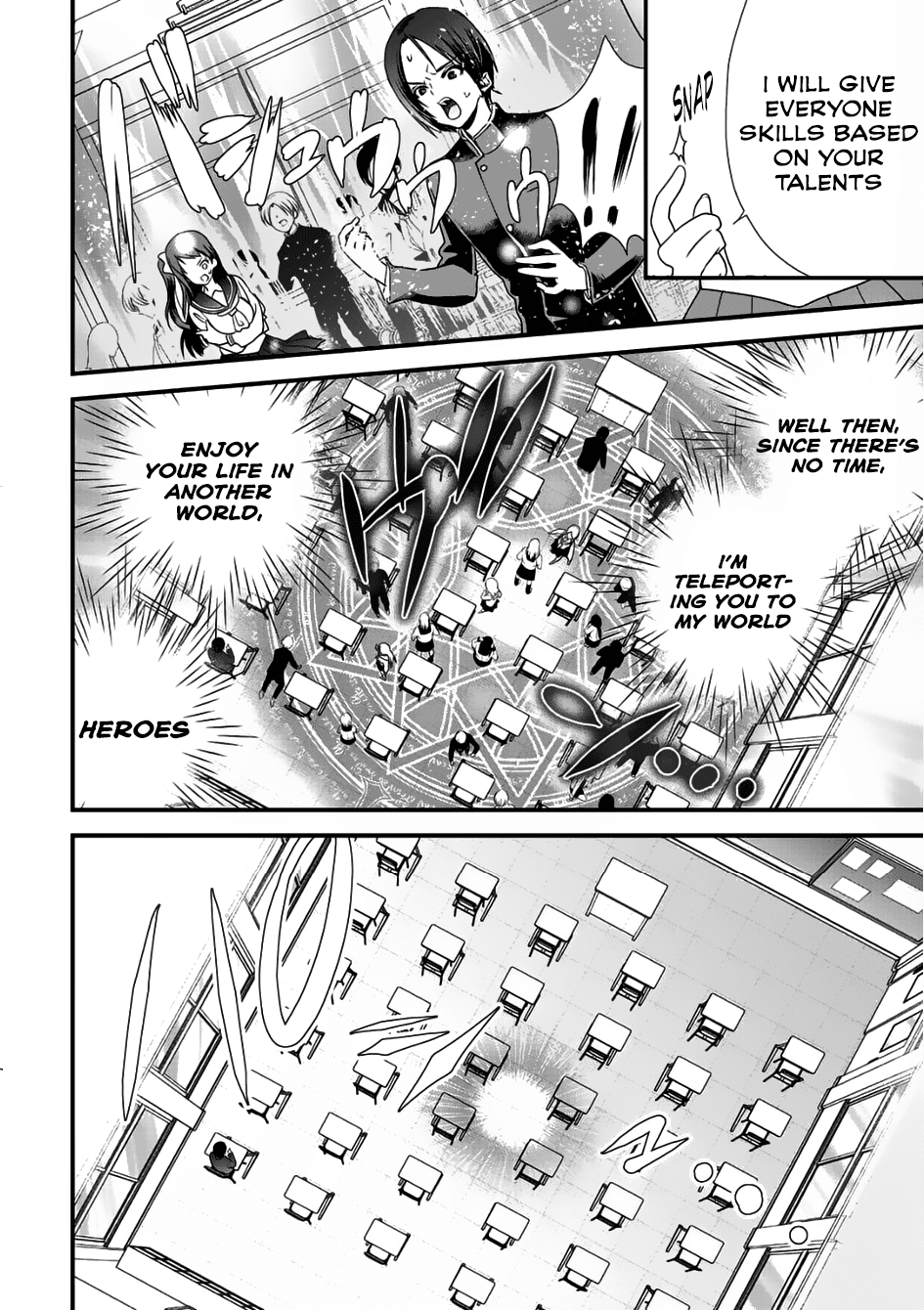 Class Ga Isekai Shoukan Sareta Naka Ore Dake Nokotta N Desu Ga chapter 1 - page 3